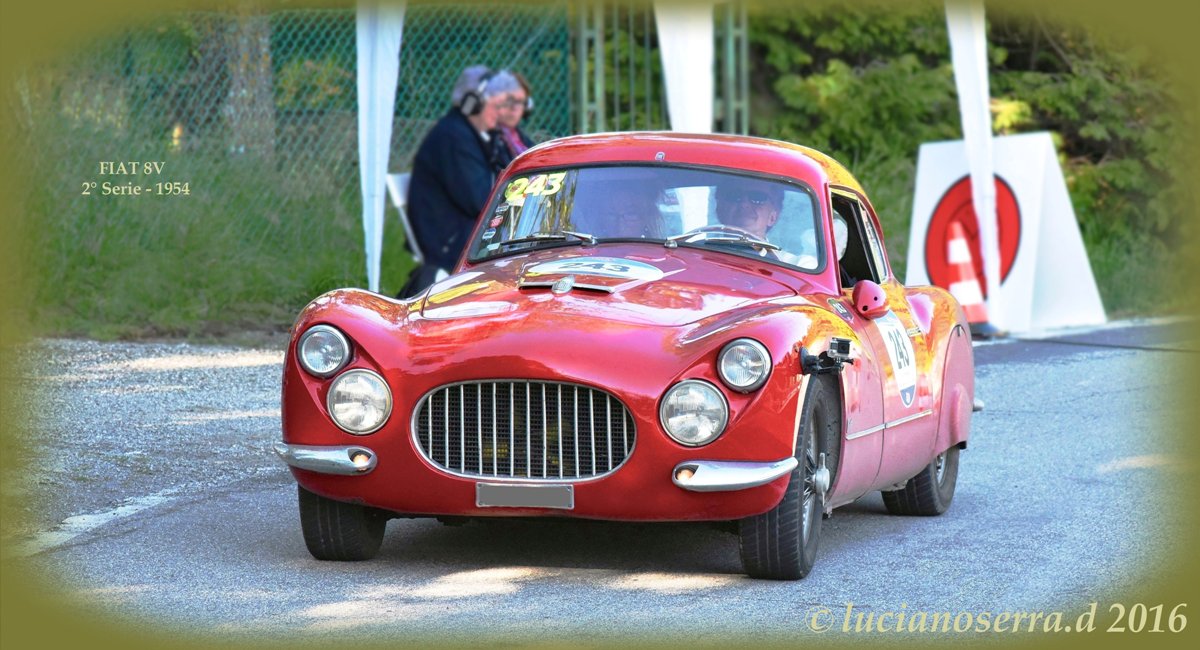 Fiat 8V Berlinetta 2° Serie (1954) al Controllo Orario