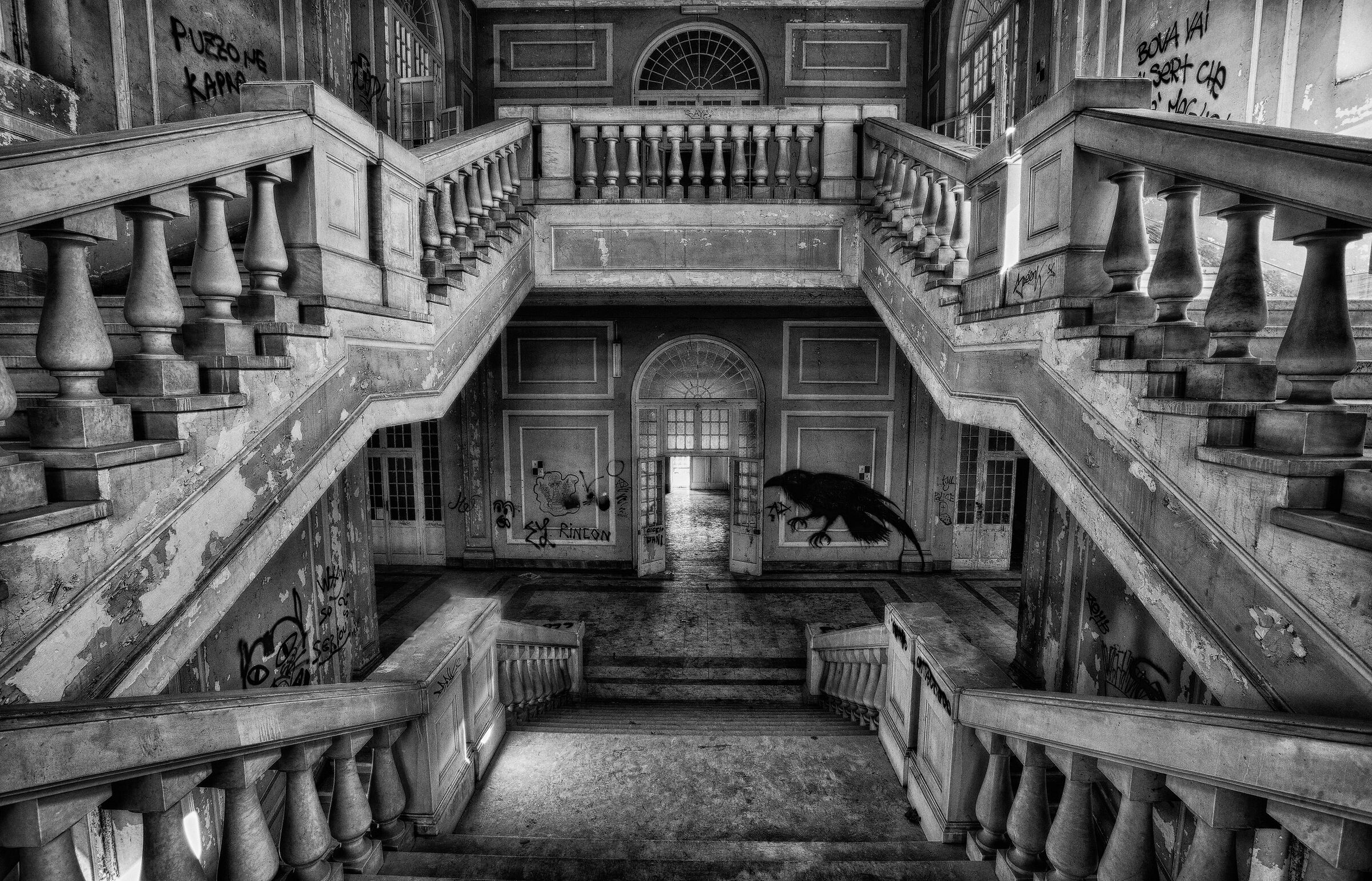 Scale dell'ex manicomio di quarto (ge)