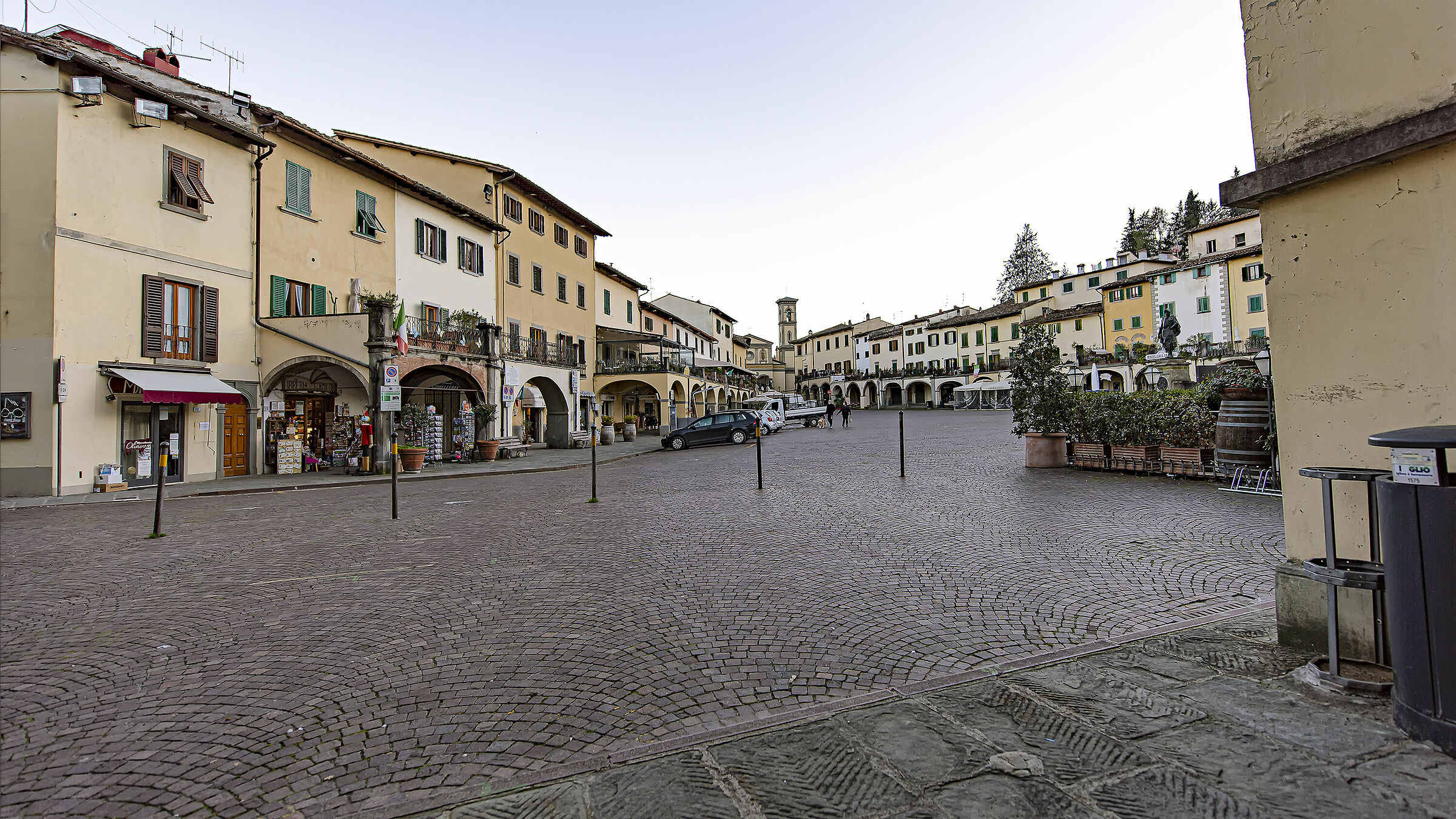 Greve in Chianti.  The Square