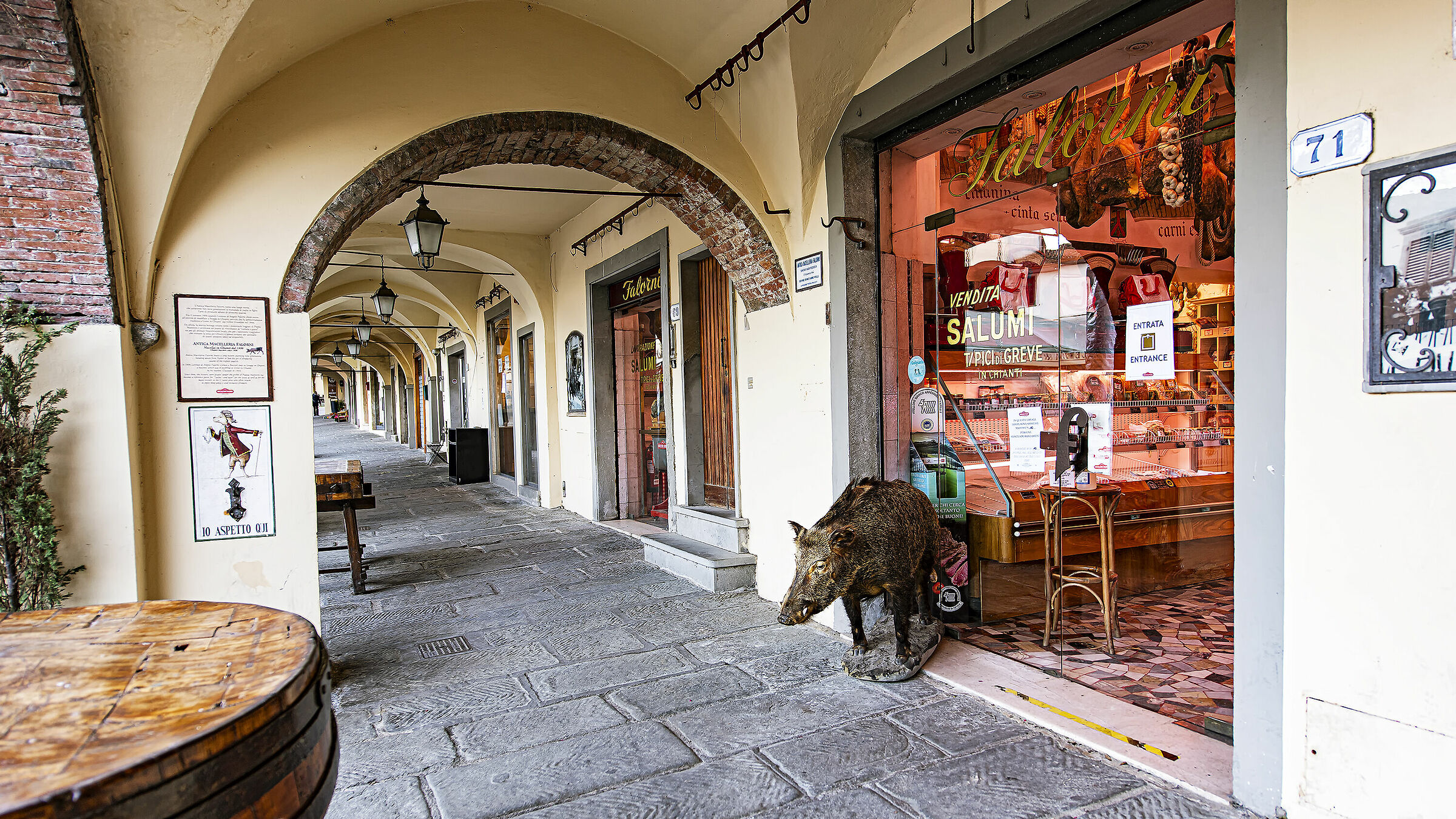 Greve in Chianti in the Red zone