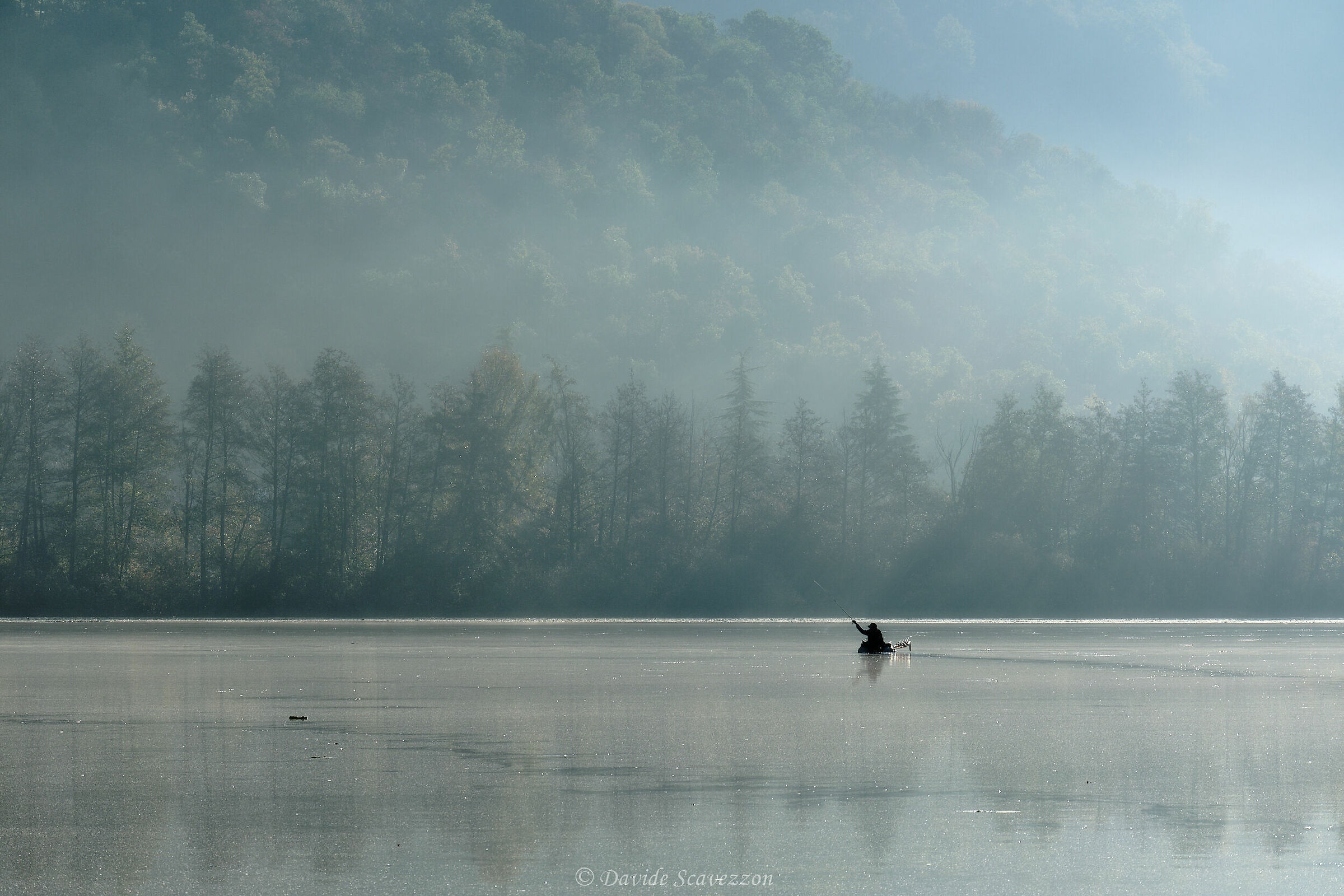 Morning fishing at the lake