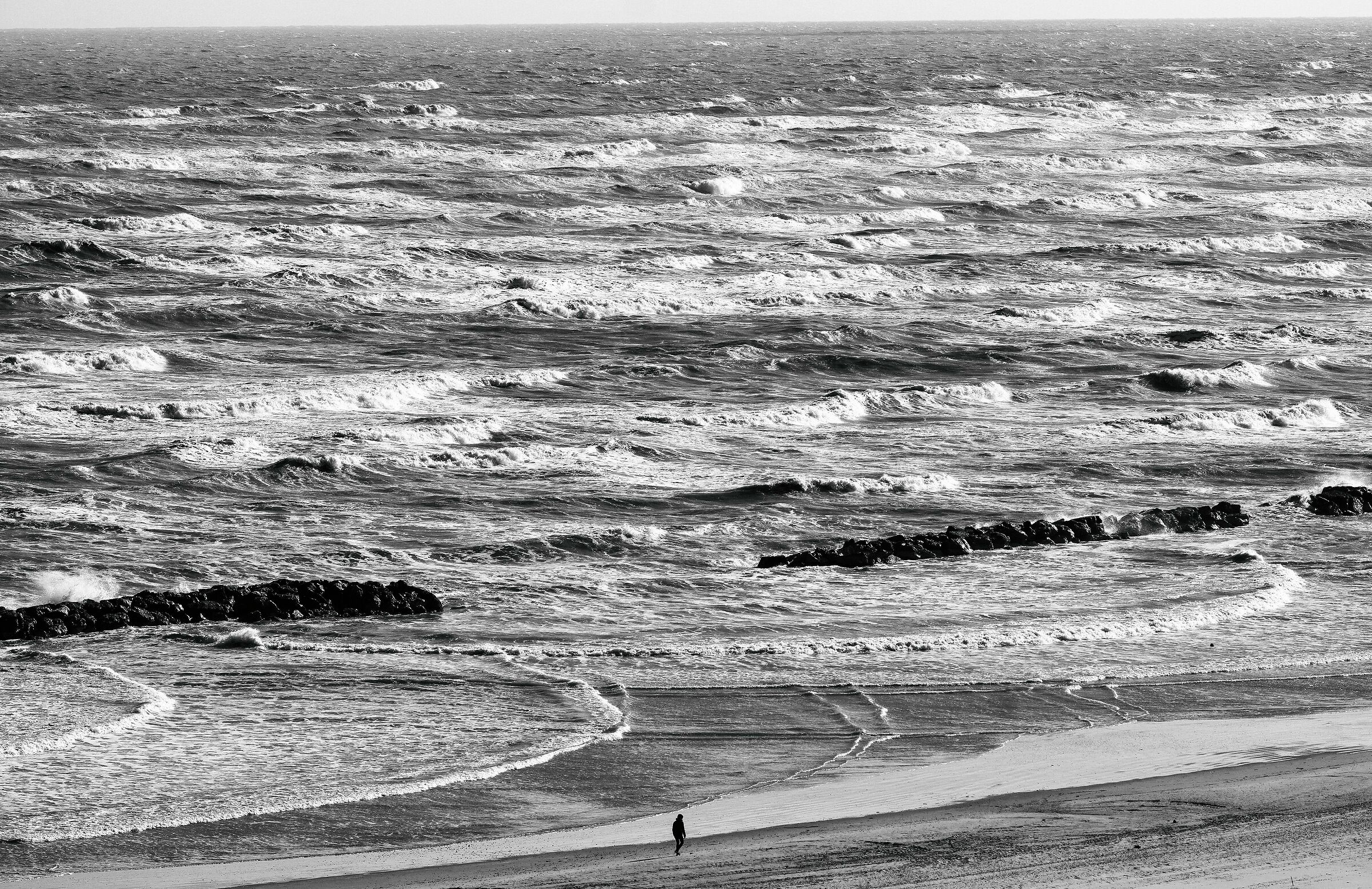 At the mercy of the waves
