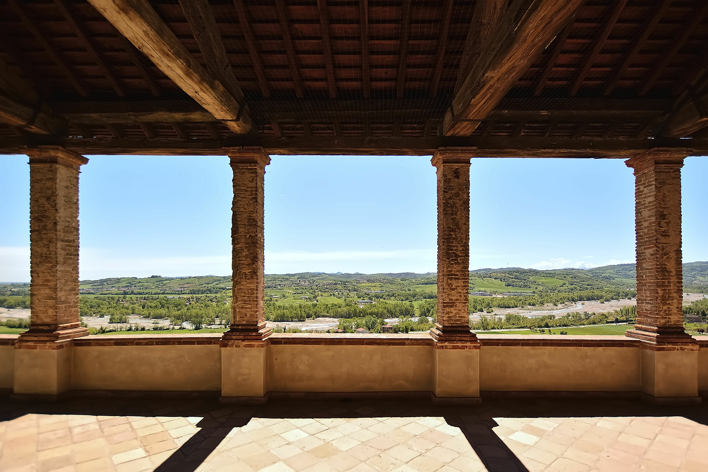 vista dal castello di Torrechiara (pr)