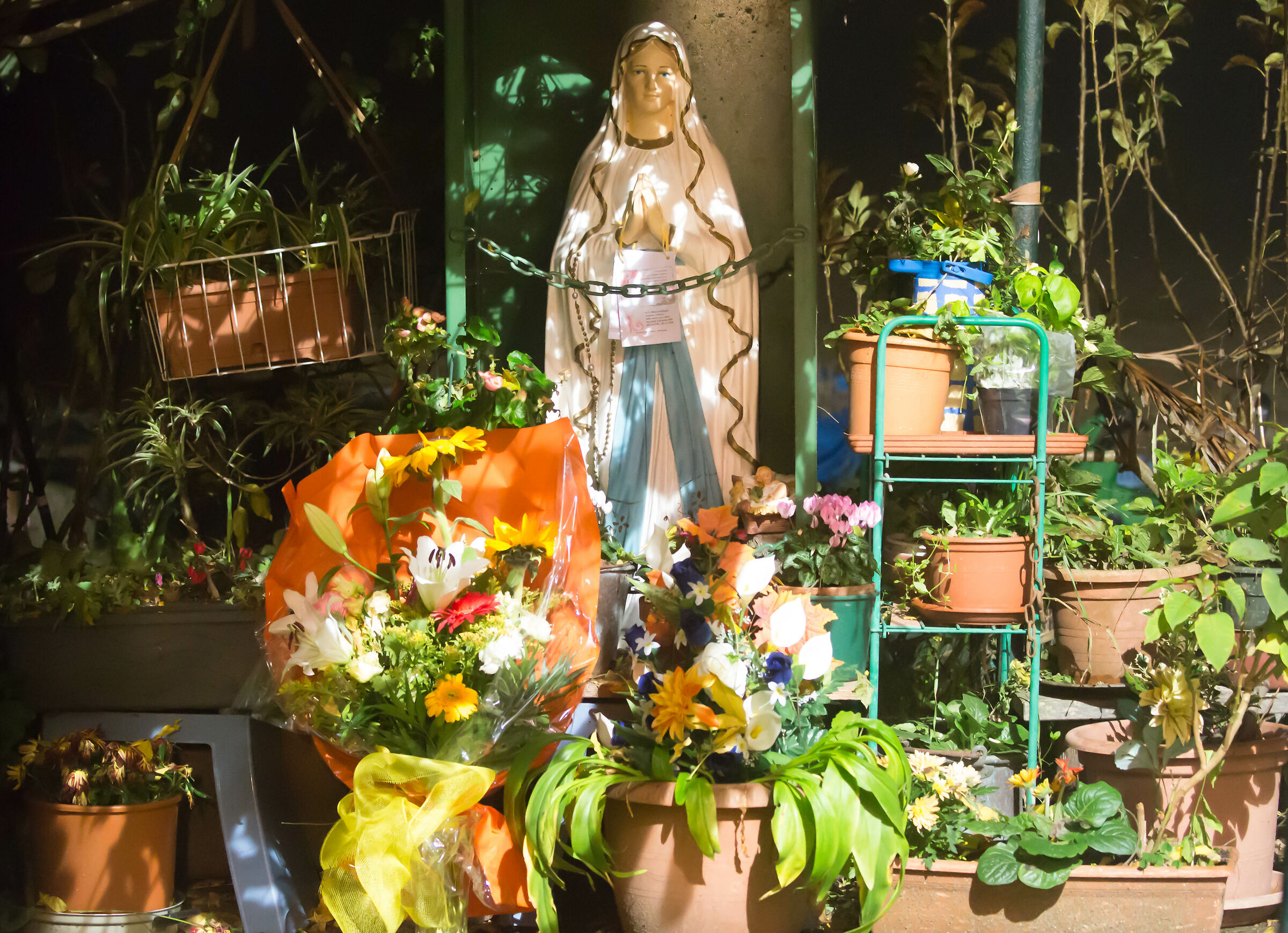 Our Lady of the Garden with her baby