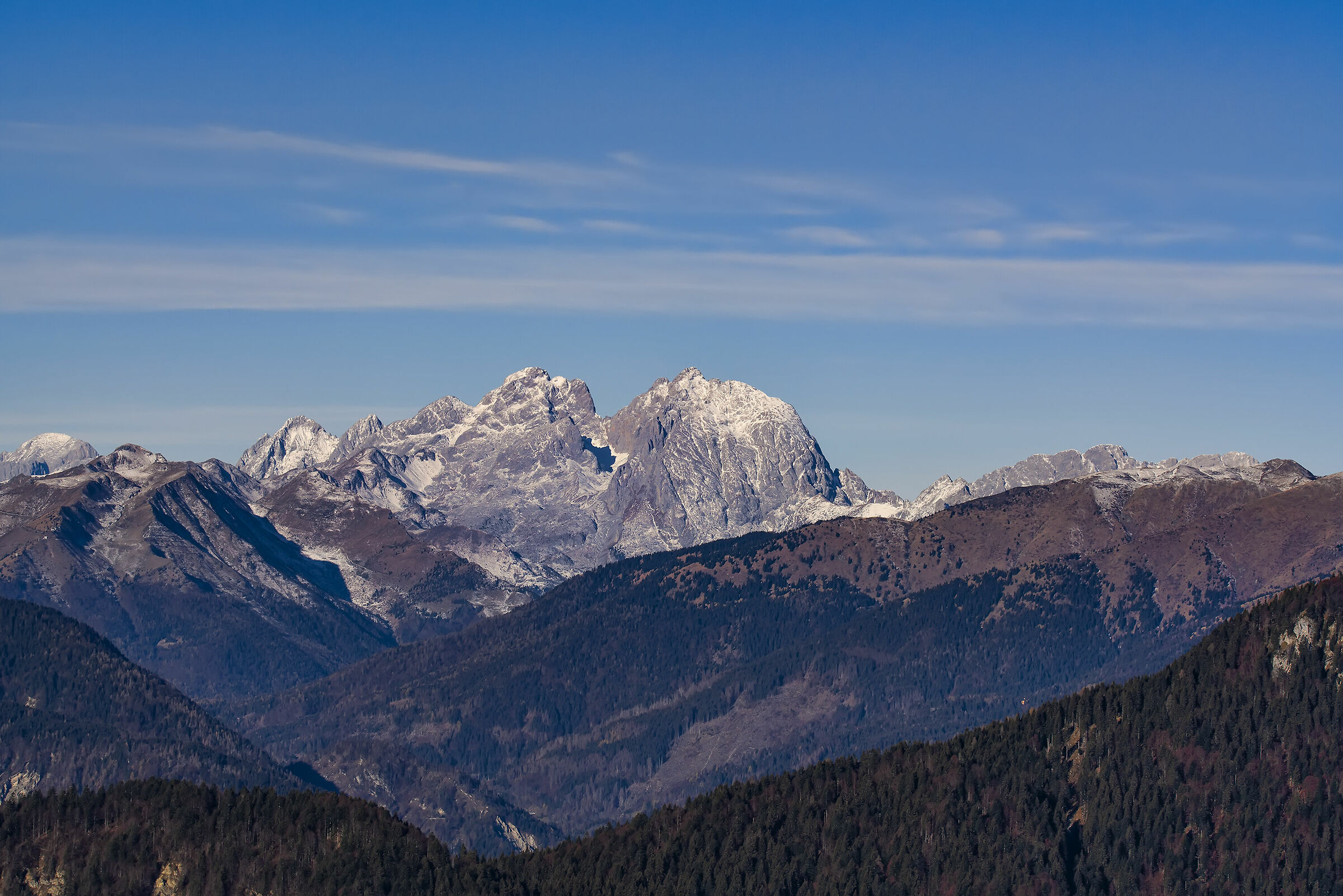 Mount Coglians carnic alps