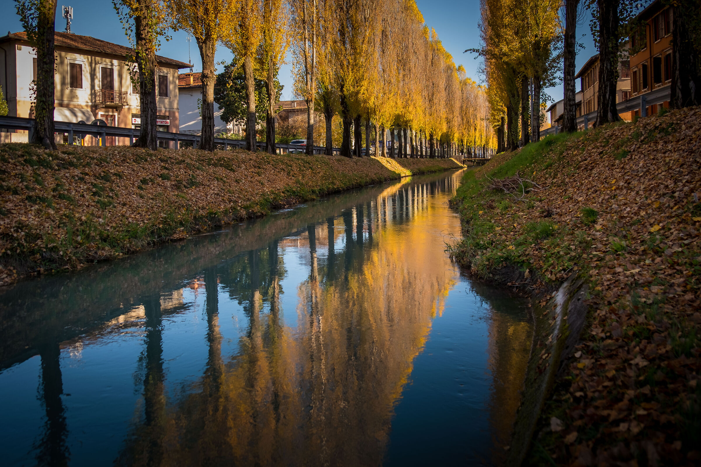 Reflections on the roggia