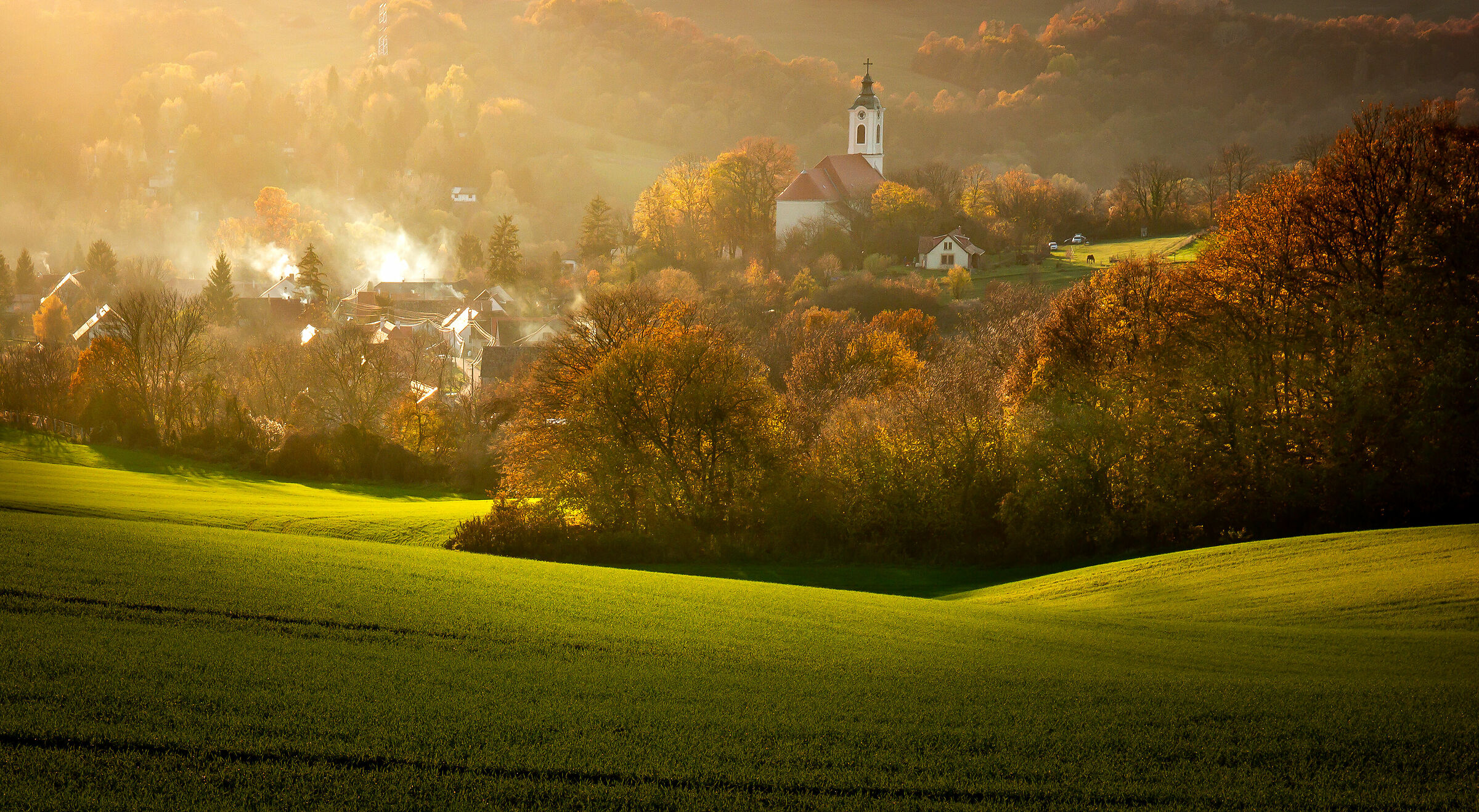 Tramonto di Abaliget