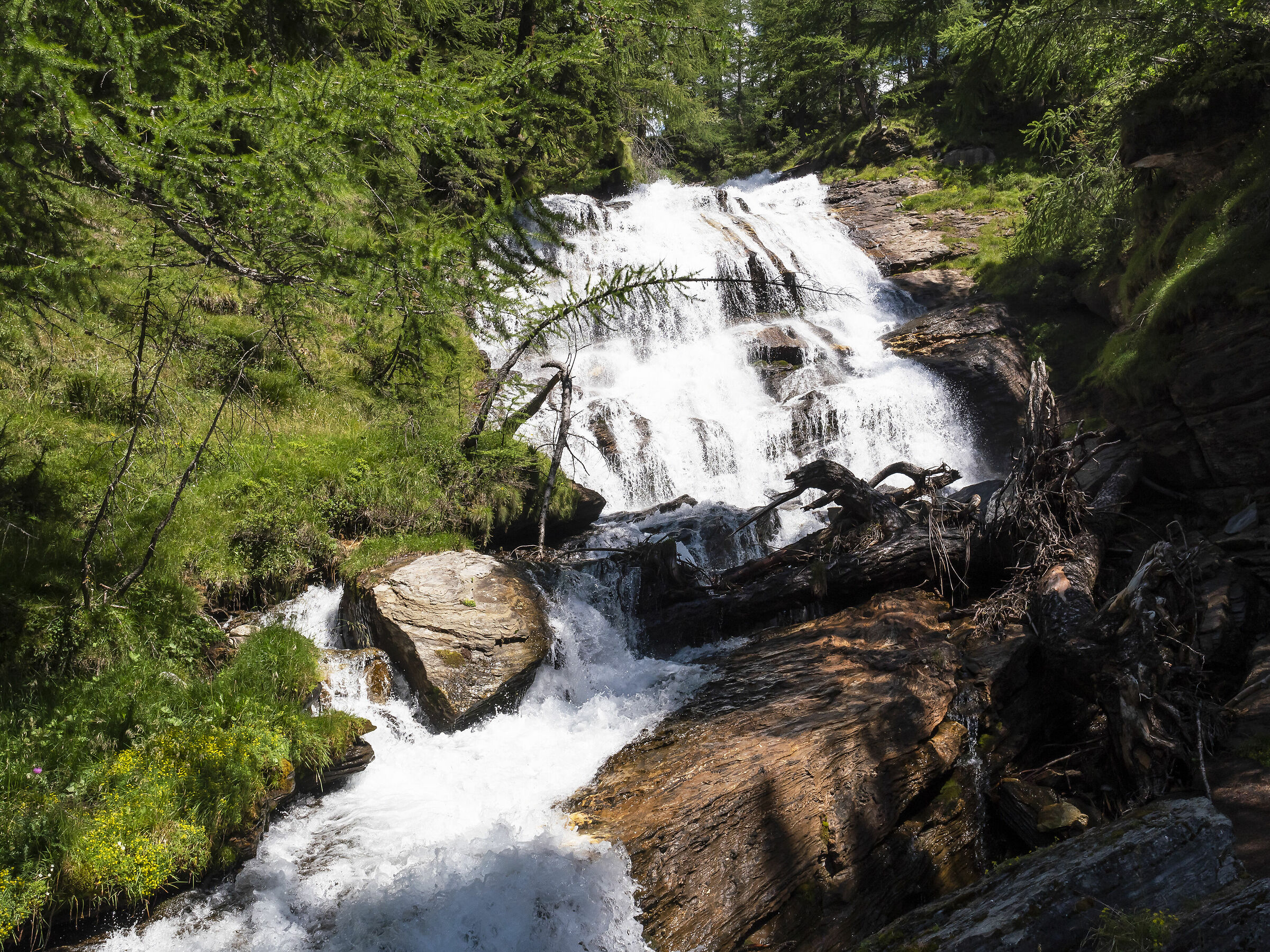 Cascata della Froa all'Alpe Veglia.