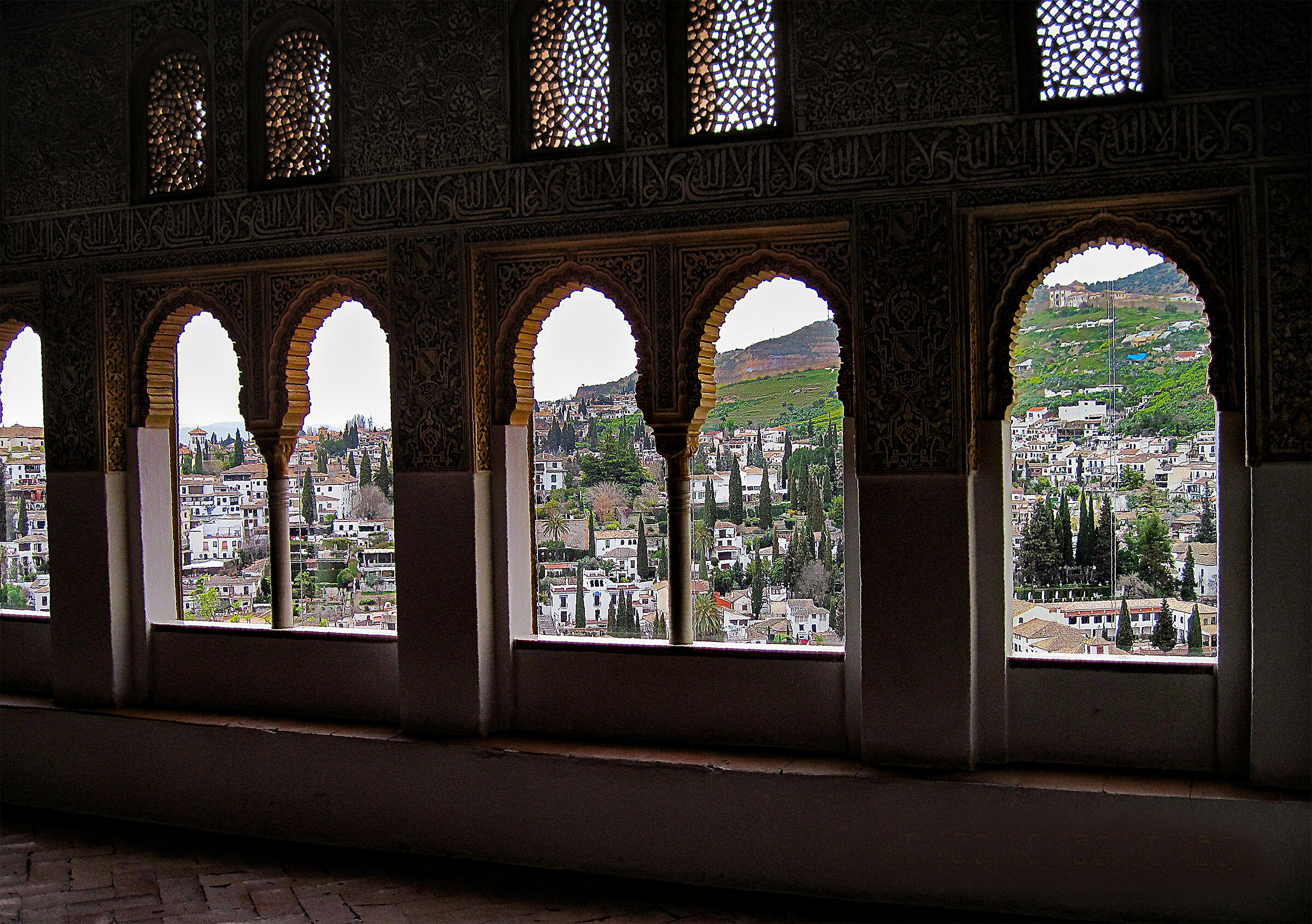 Granada - Alhambra balcony on Albayzin