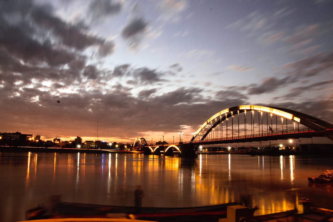 white bridge in ahvaz(IRAN)