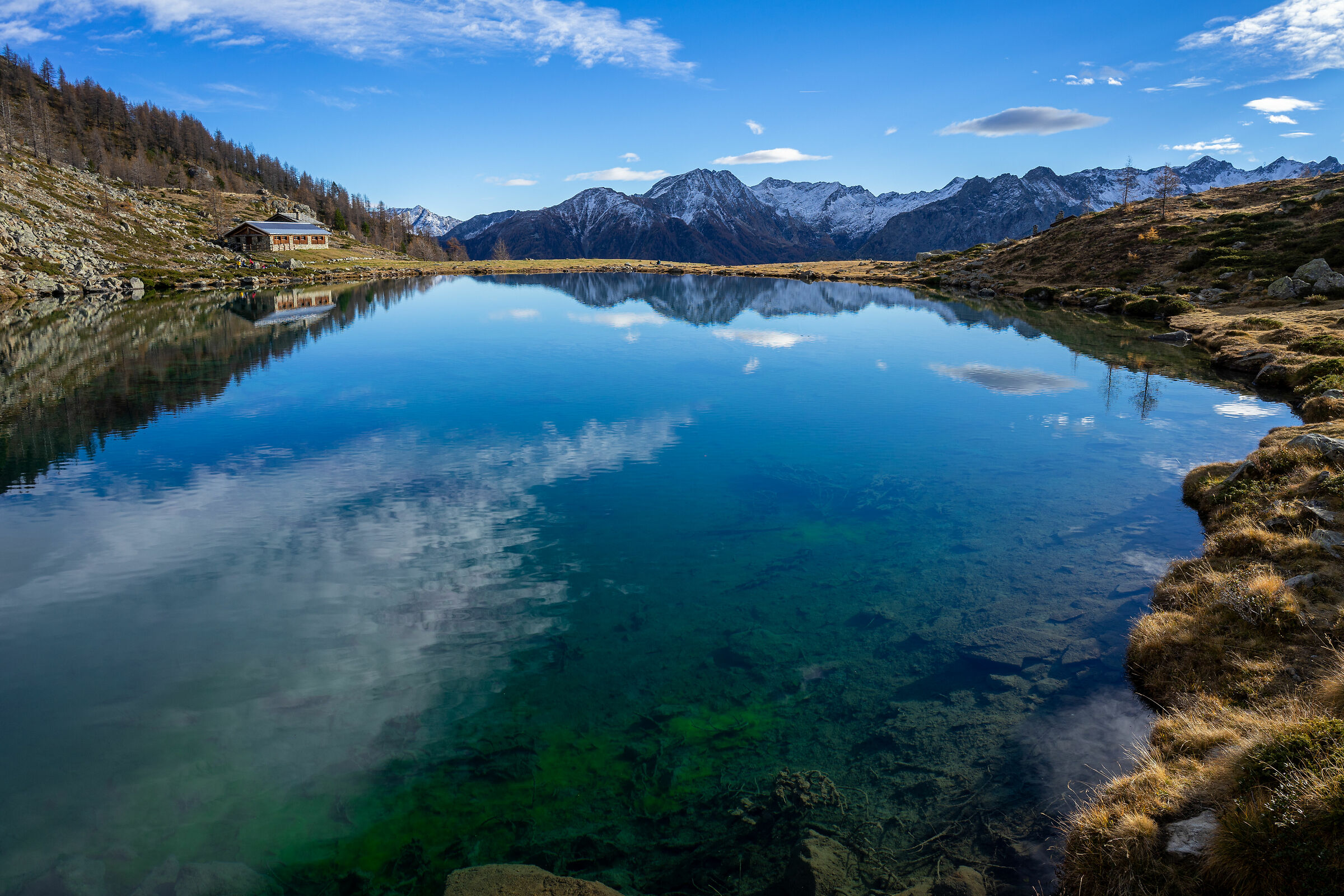 At Lake Muffé in autumn
