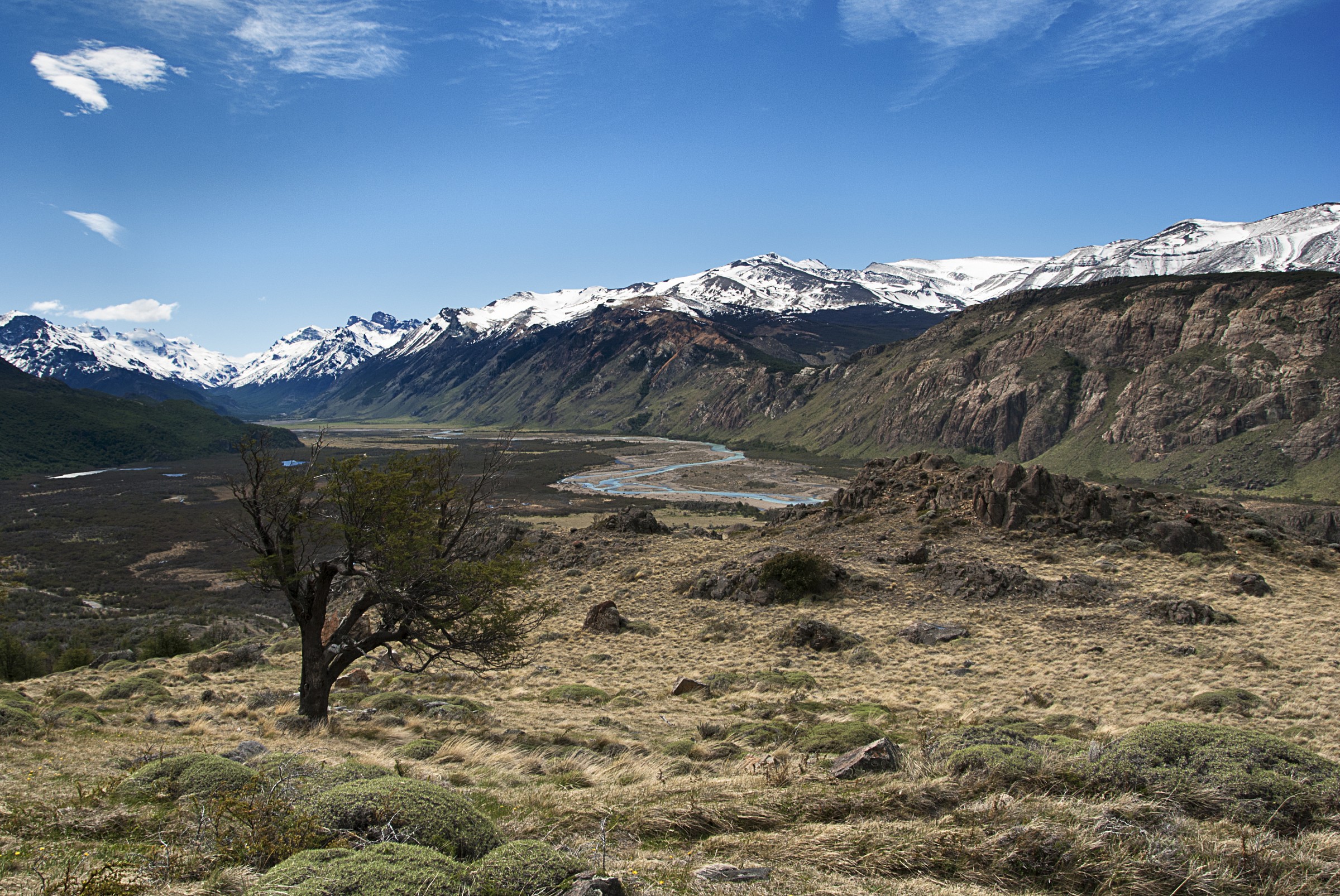 Valle del Rio Blanco a El Chalten