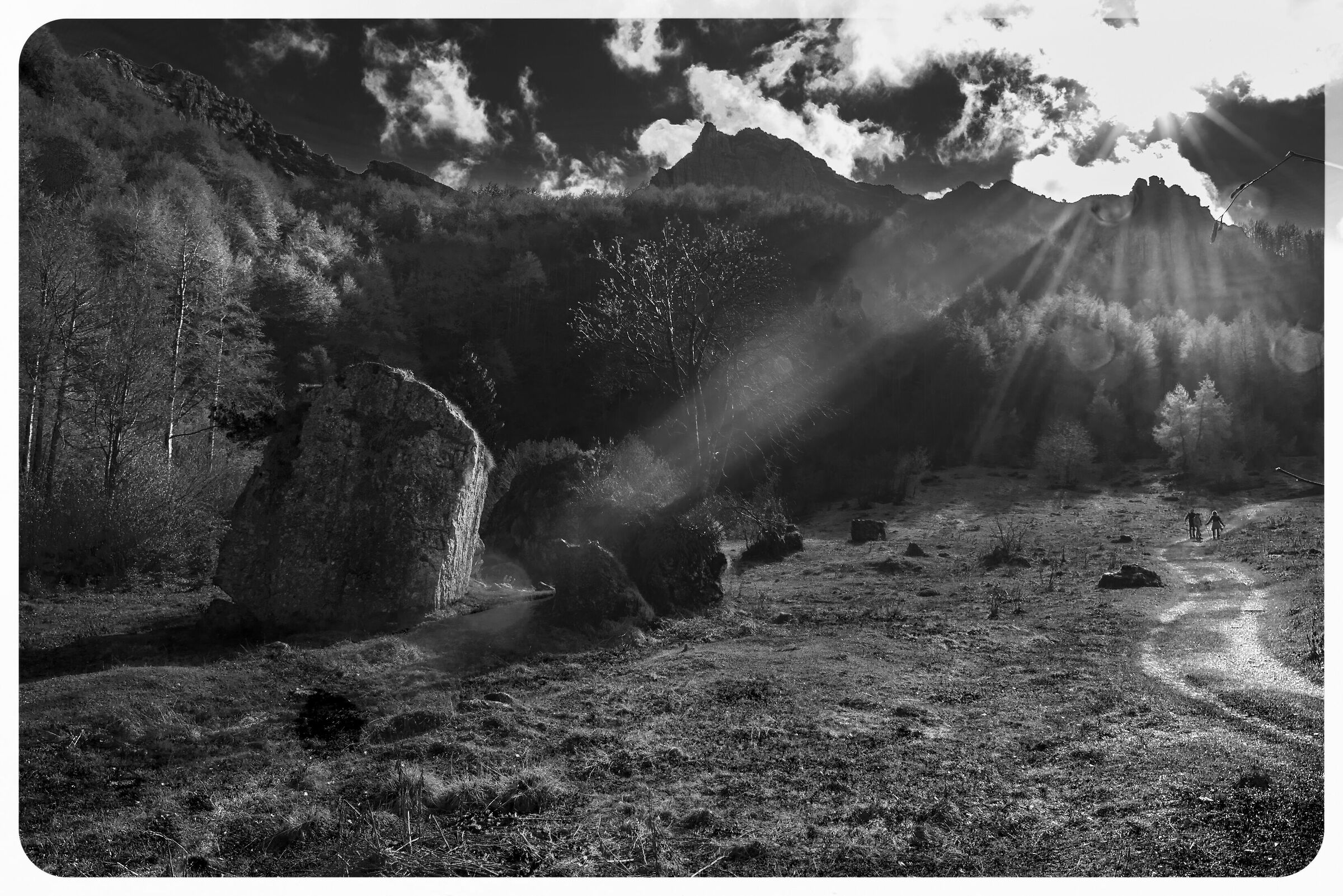 a passeggio al pian delle fugazze