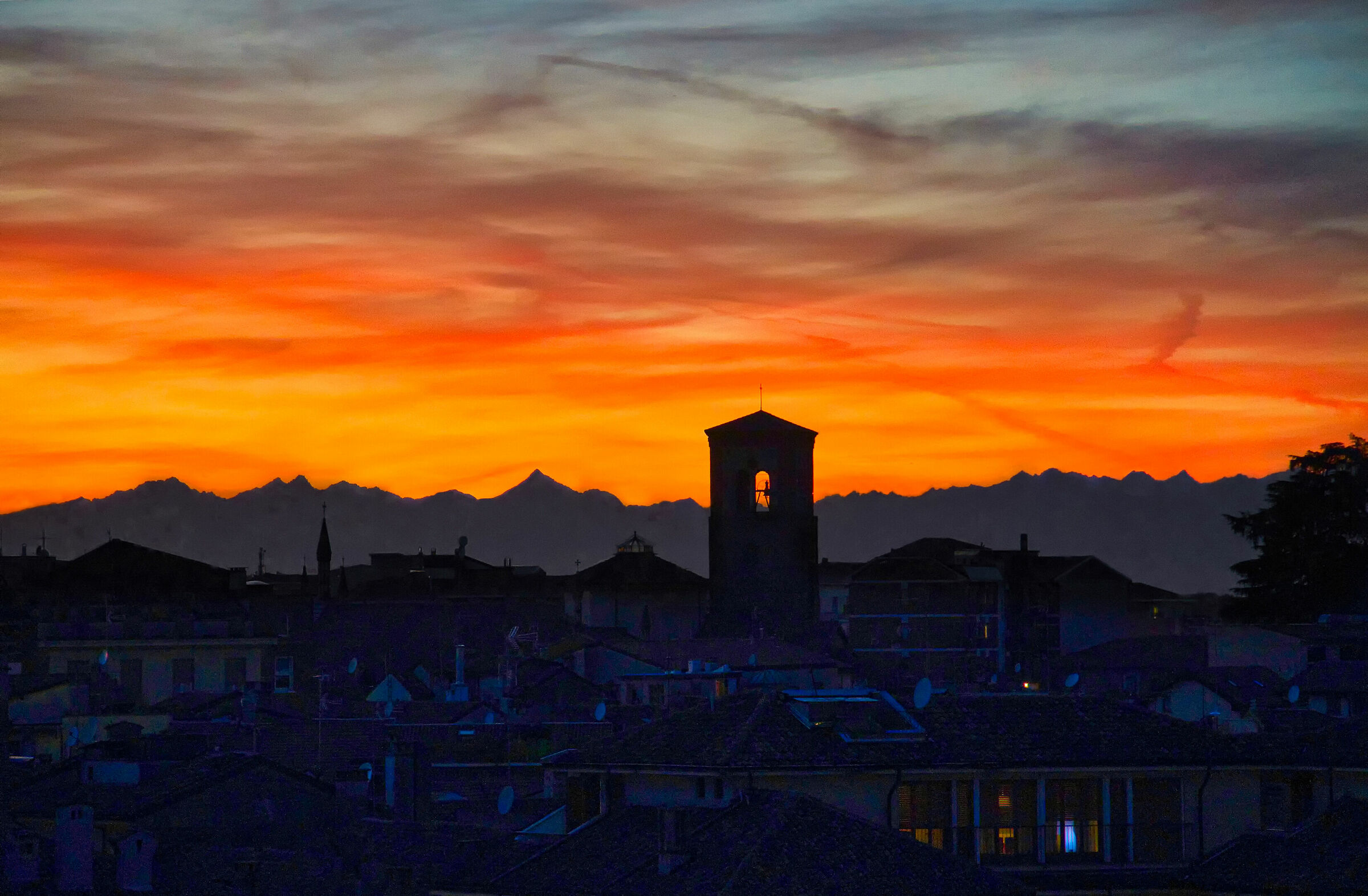 Another sunset in Vigevano