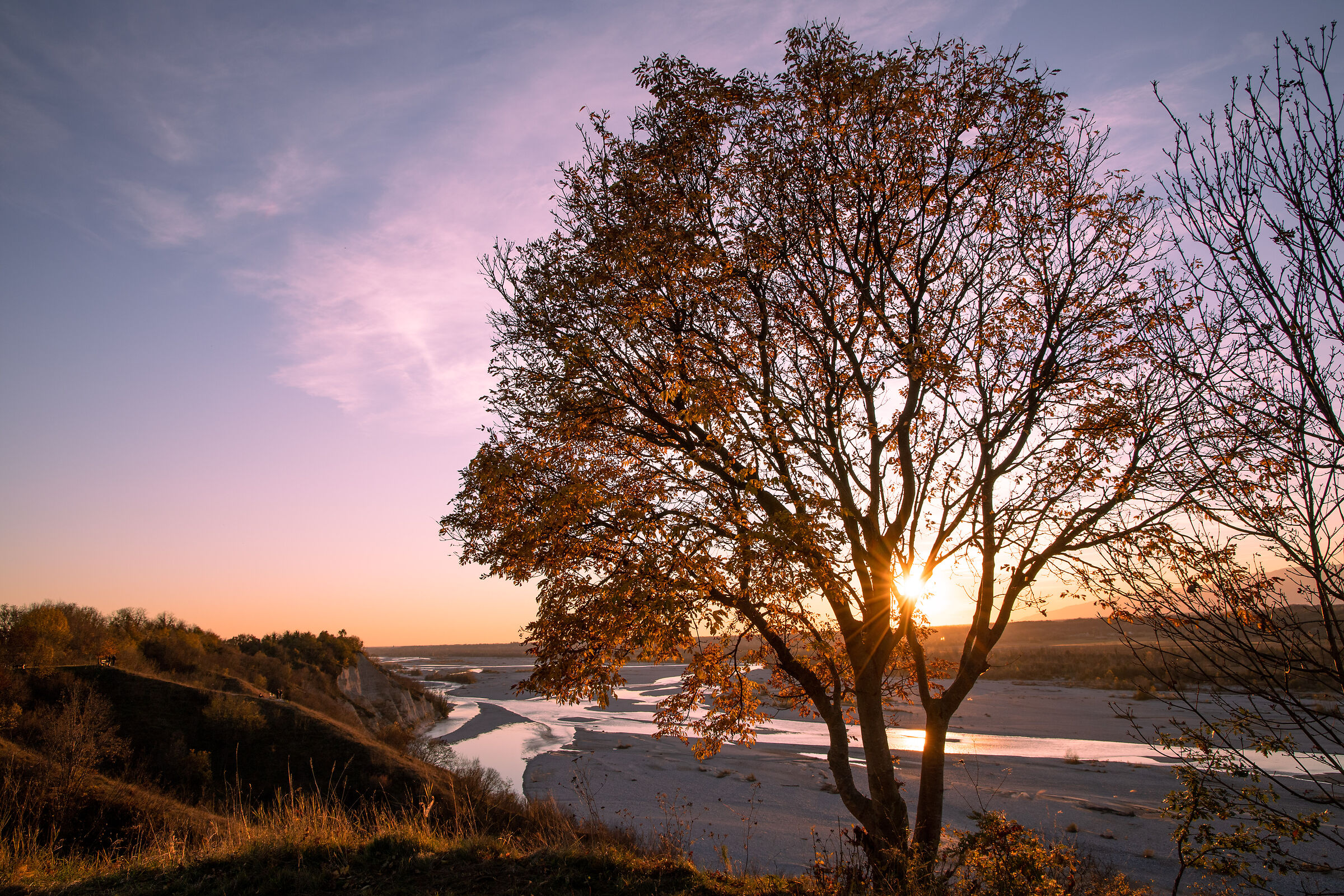 Sunset over Tagliamento