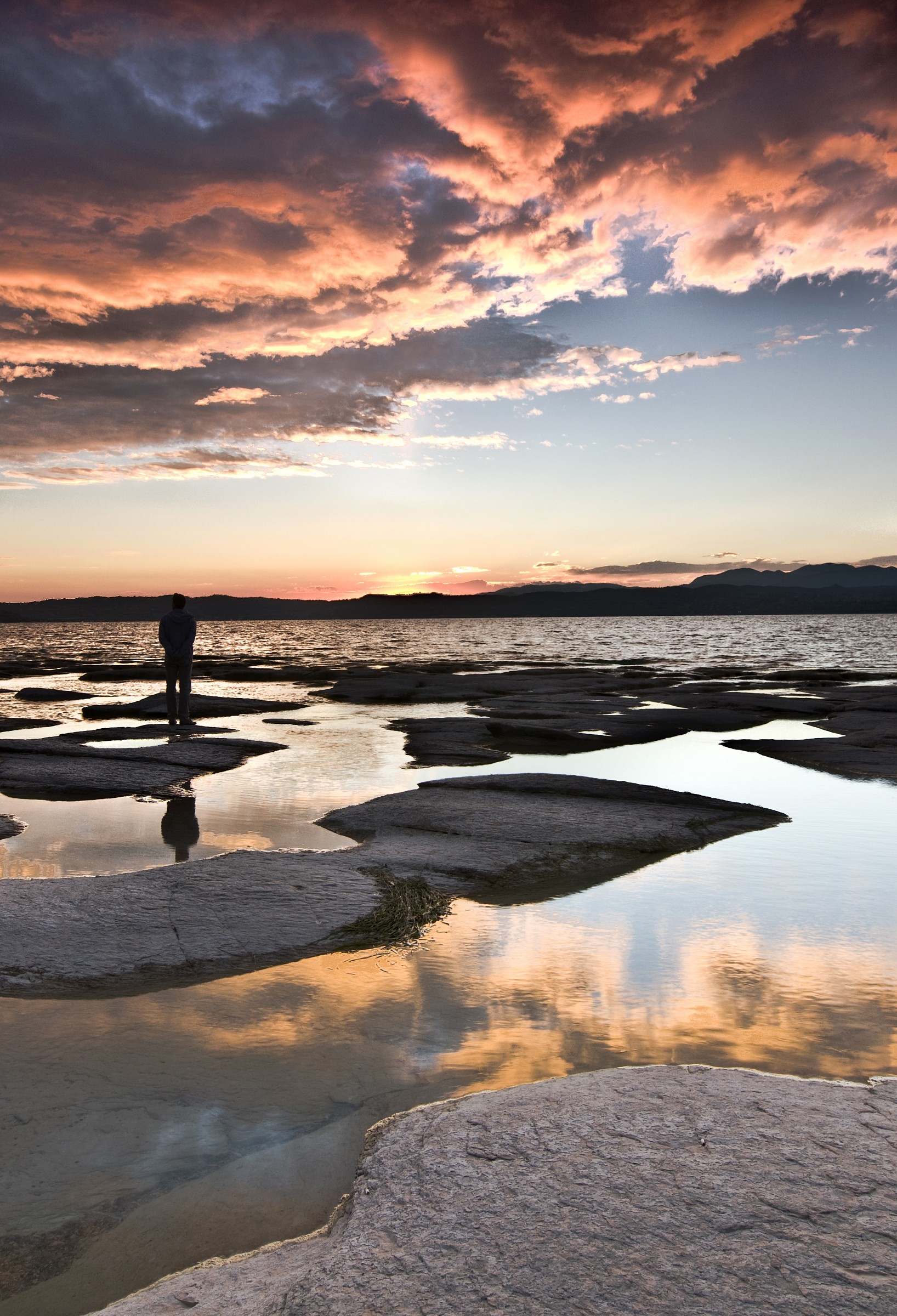 The last light of day