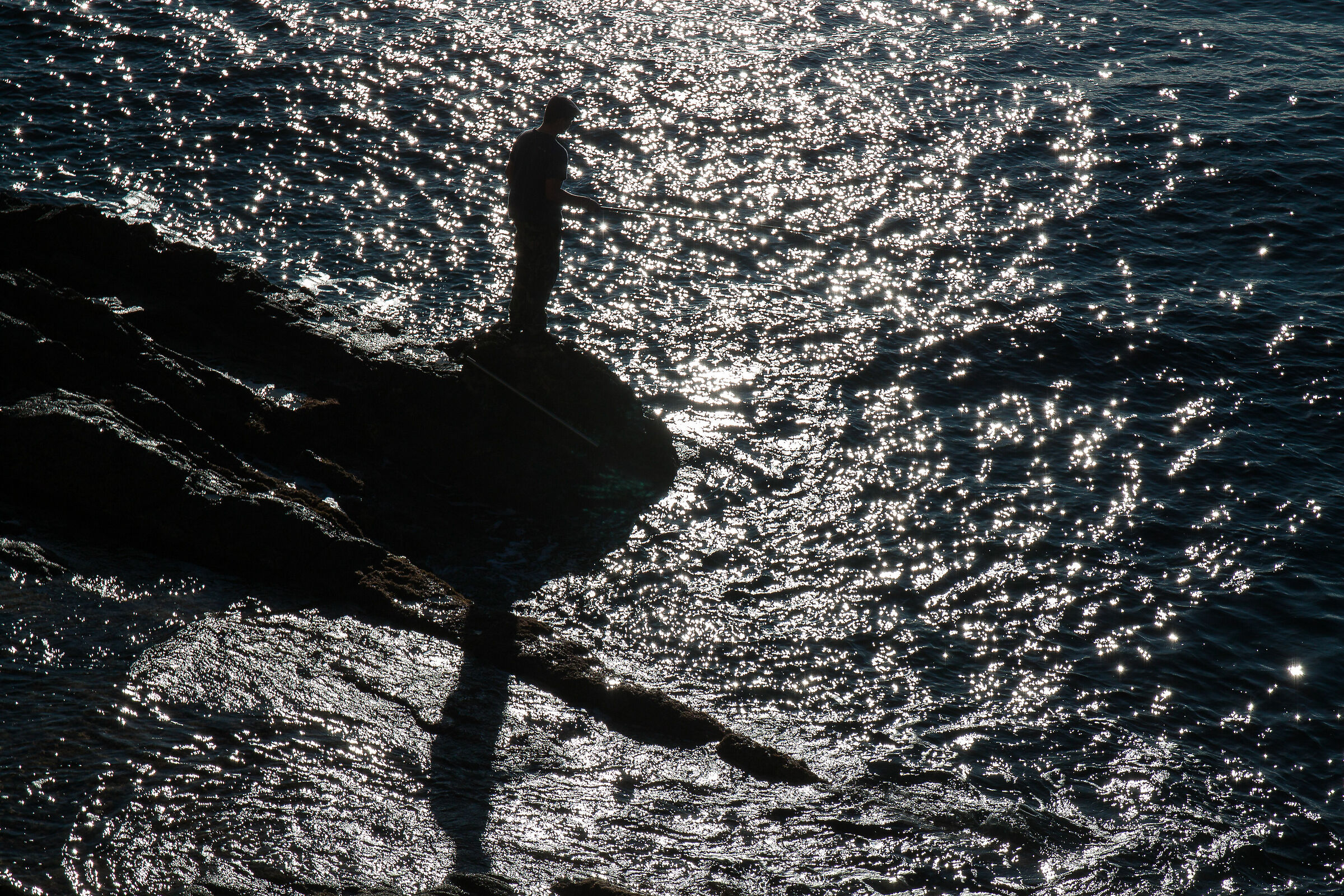 Against light