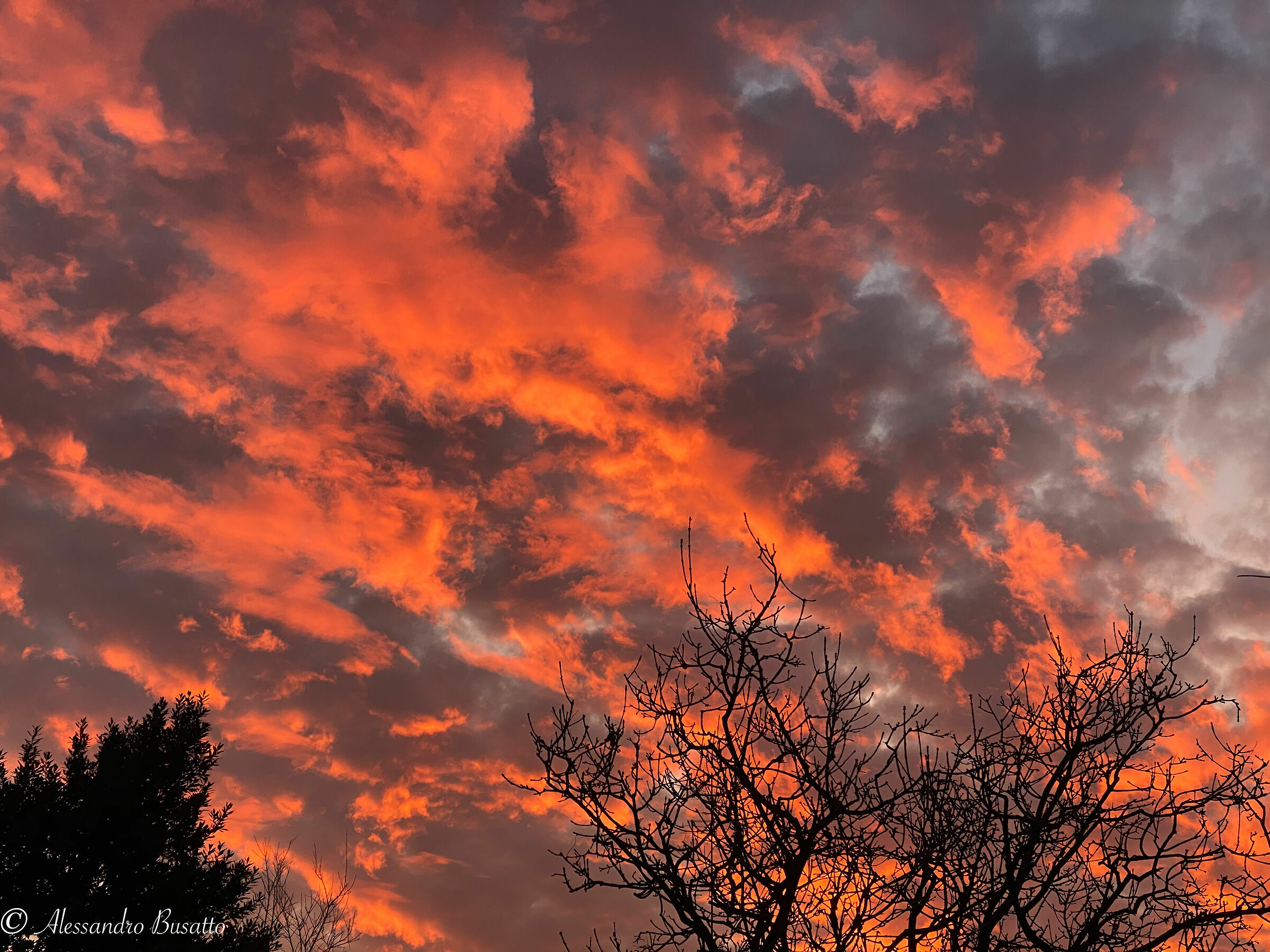 Sunset today (mobile photo)