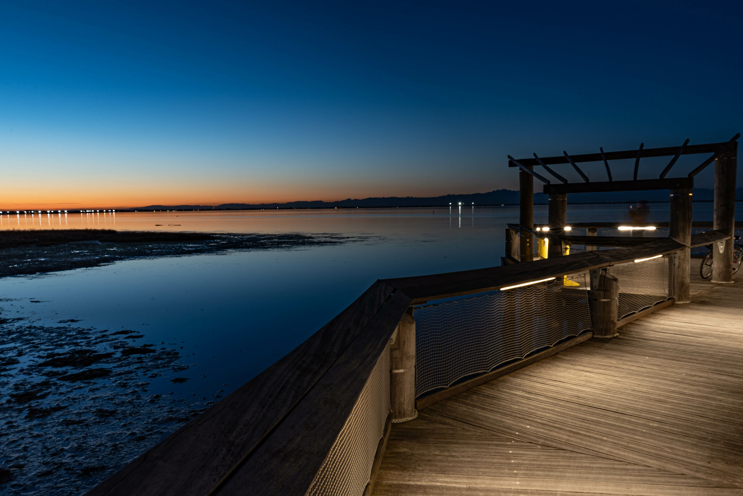 Tramonto sul trabucco
