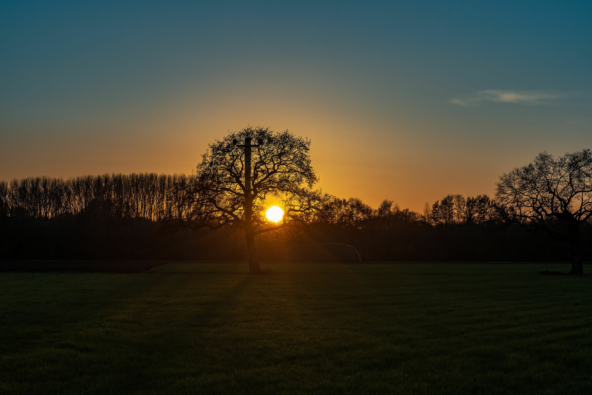 The colors of the sunset