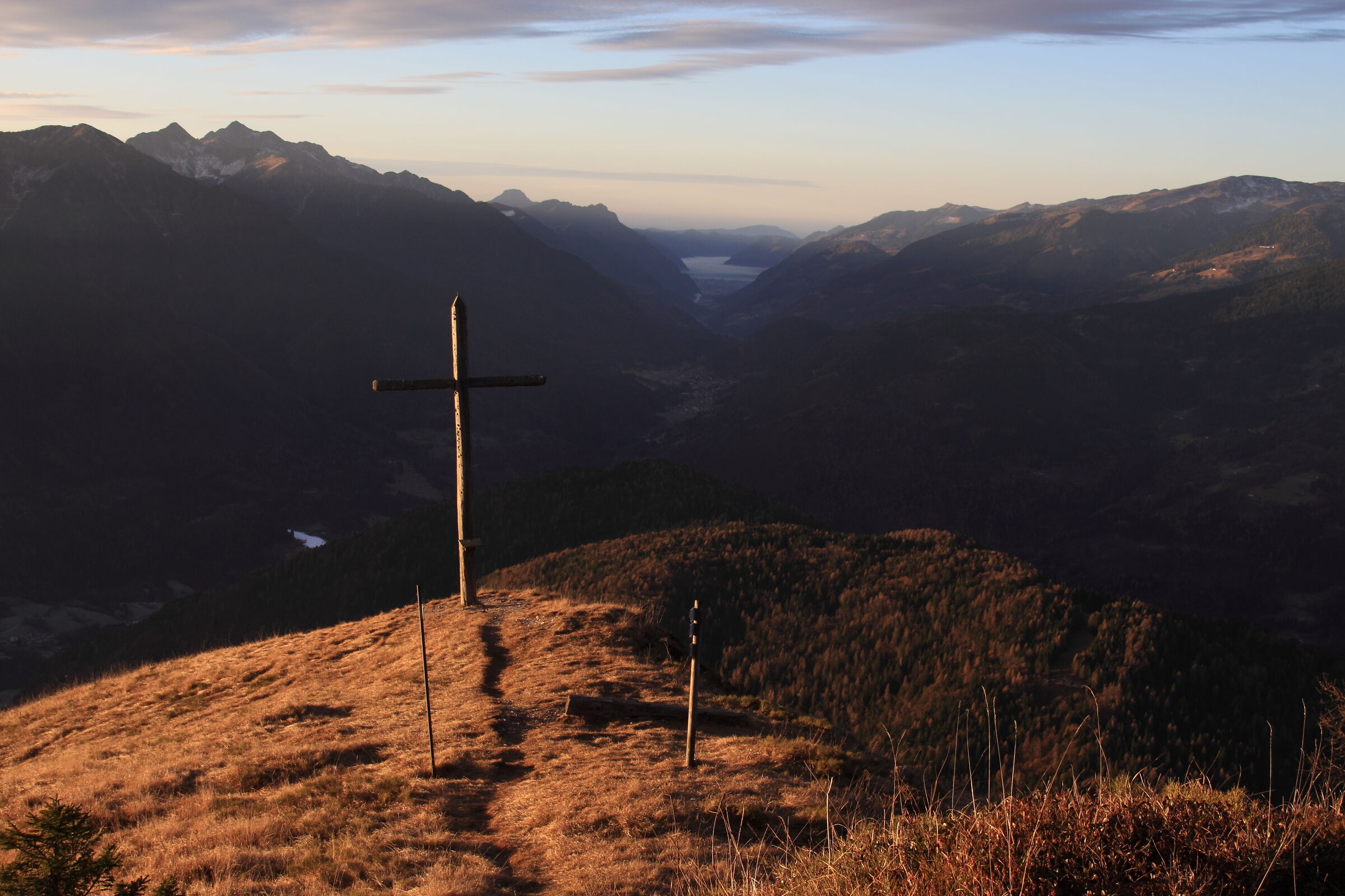 Valle del Chiese e lago d'Idro da cima Durmont