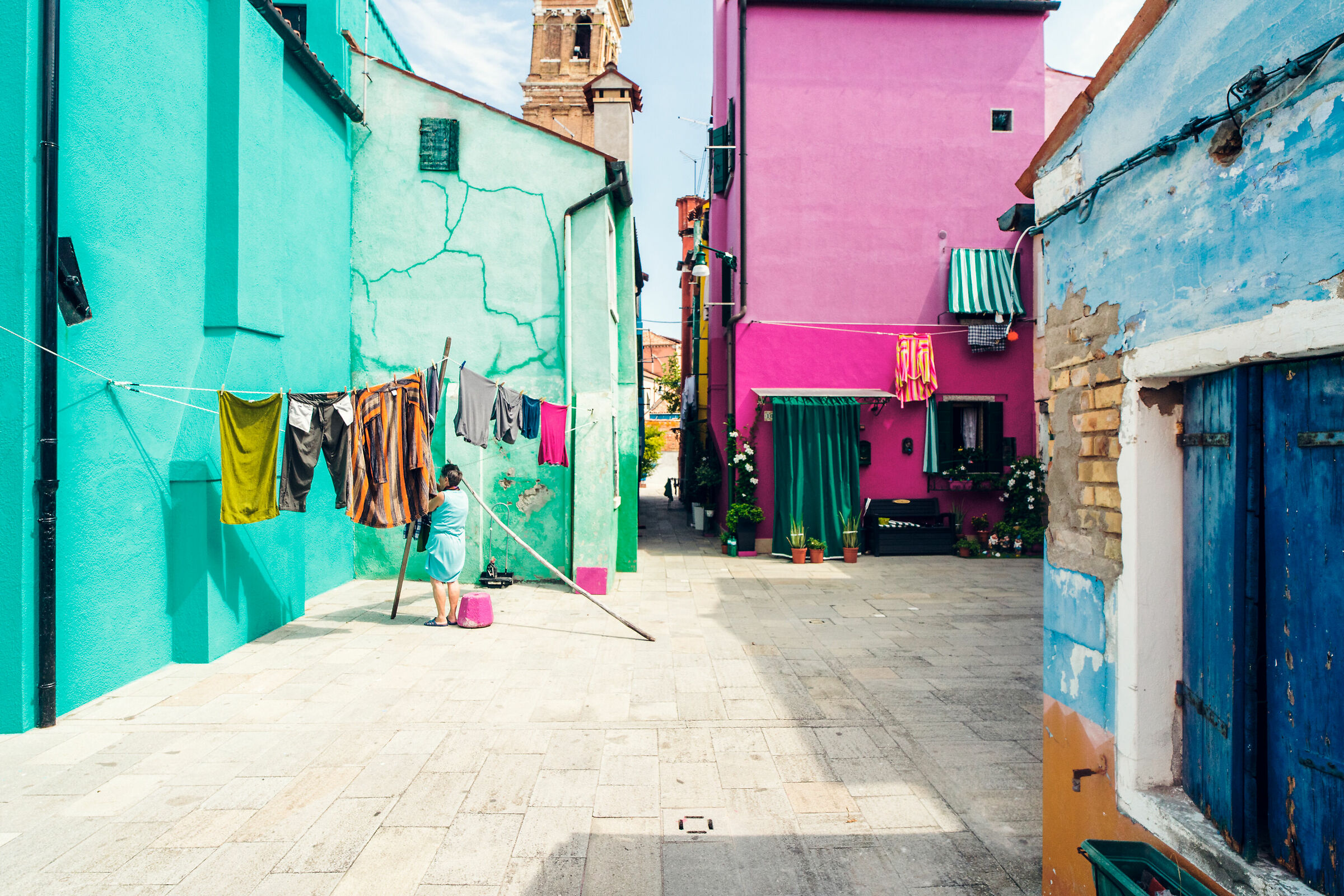 Stendere i panni fuori