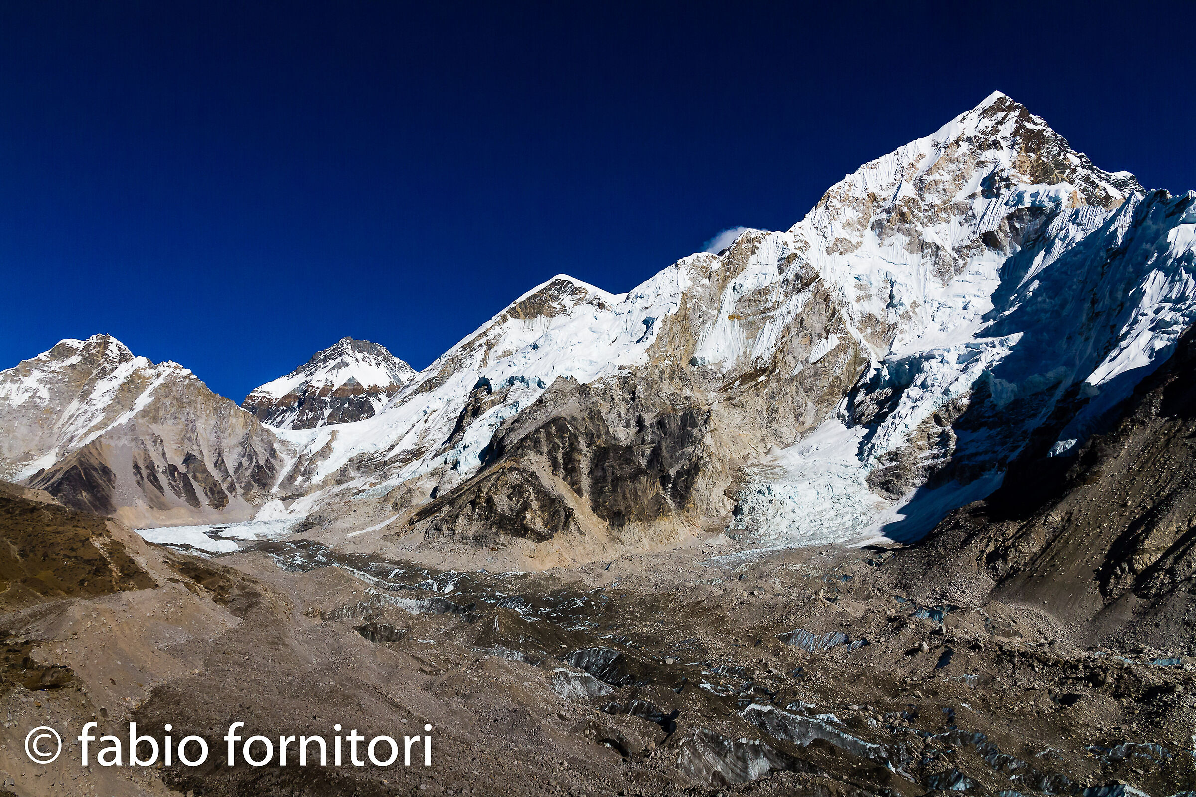 Khumbu glacier  and Nuptse , Nepal 2017
