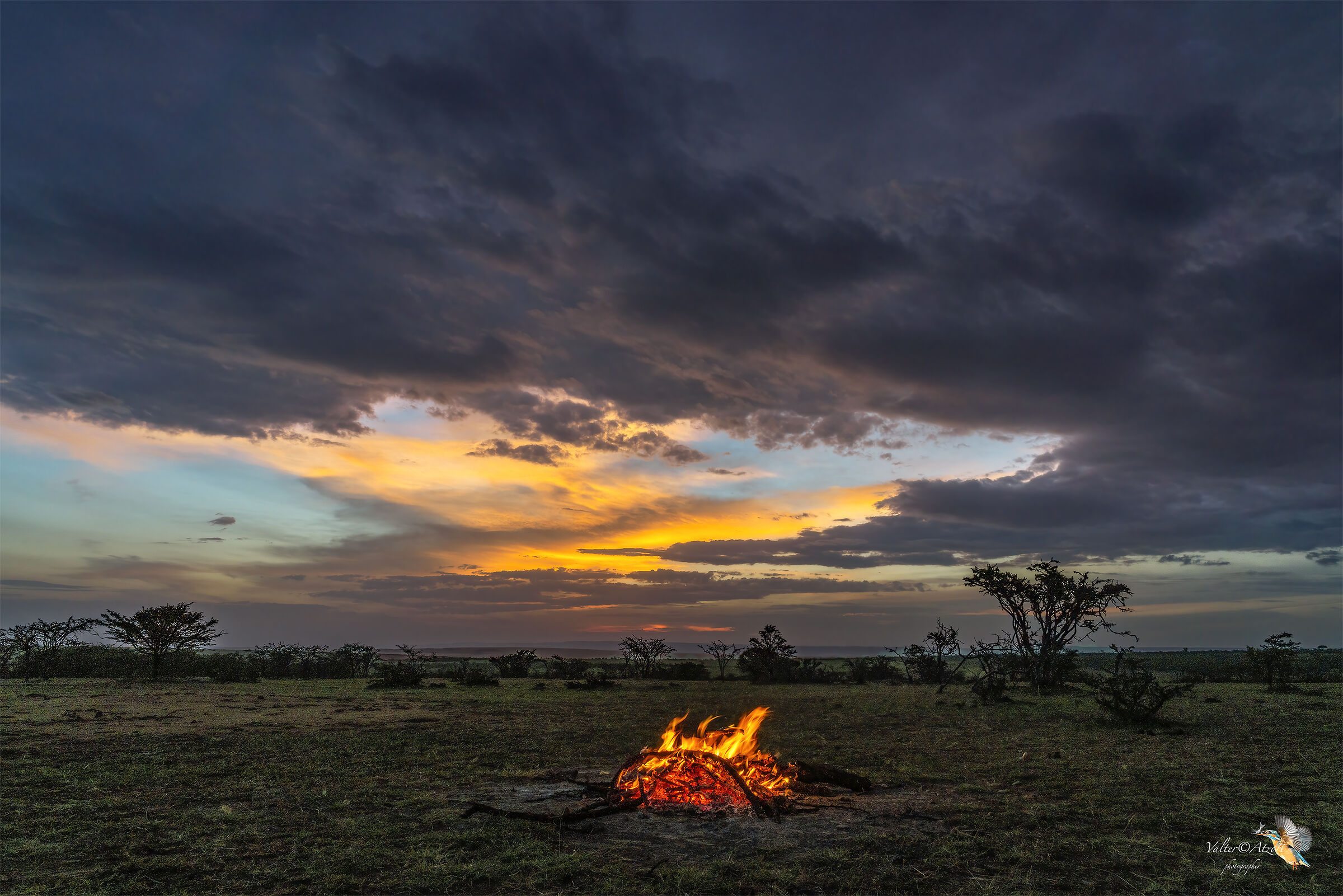 Tramonto in Masai Mara