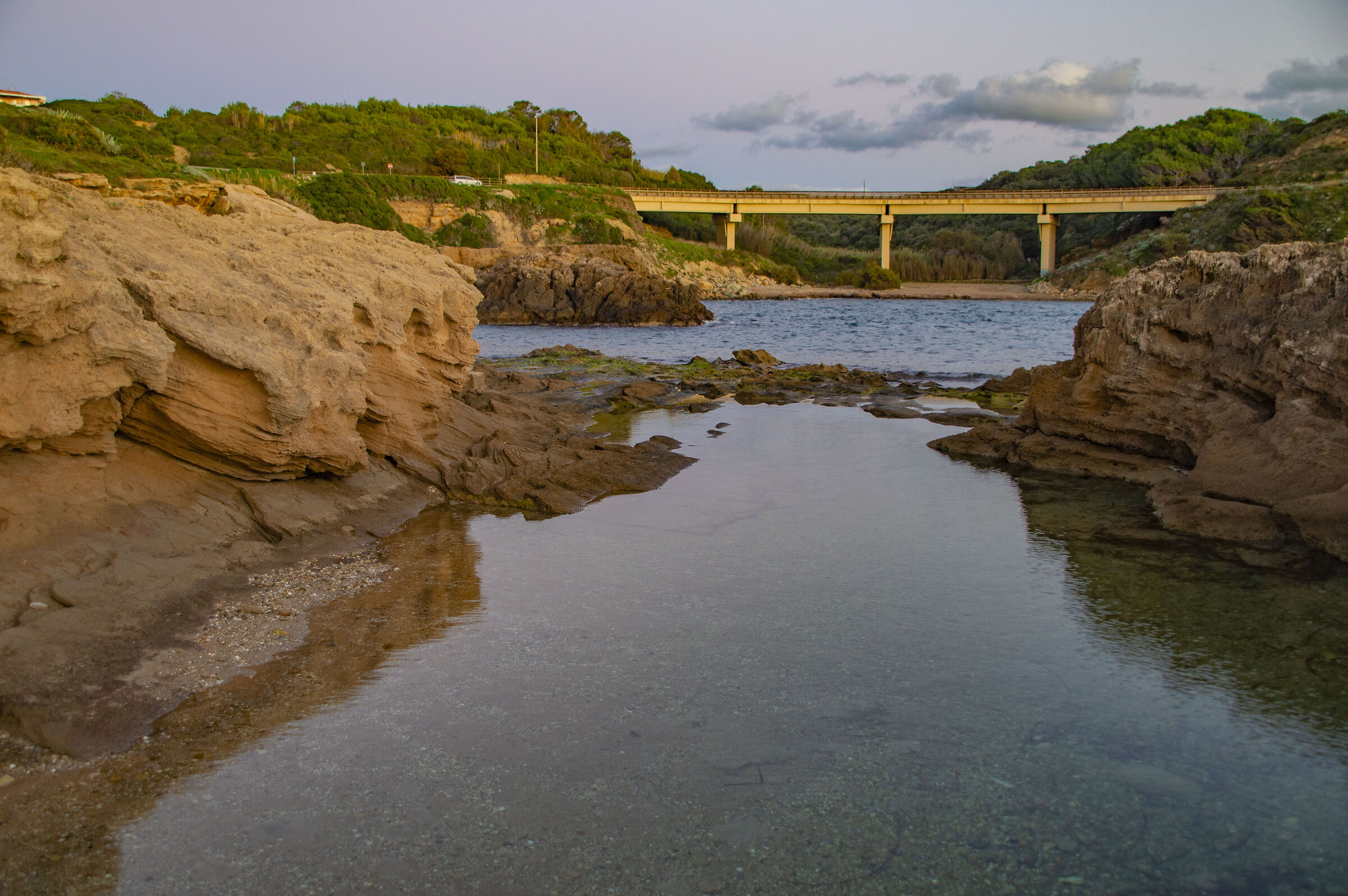 Alghero - Calabona, view of the bridge