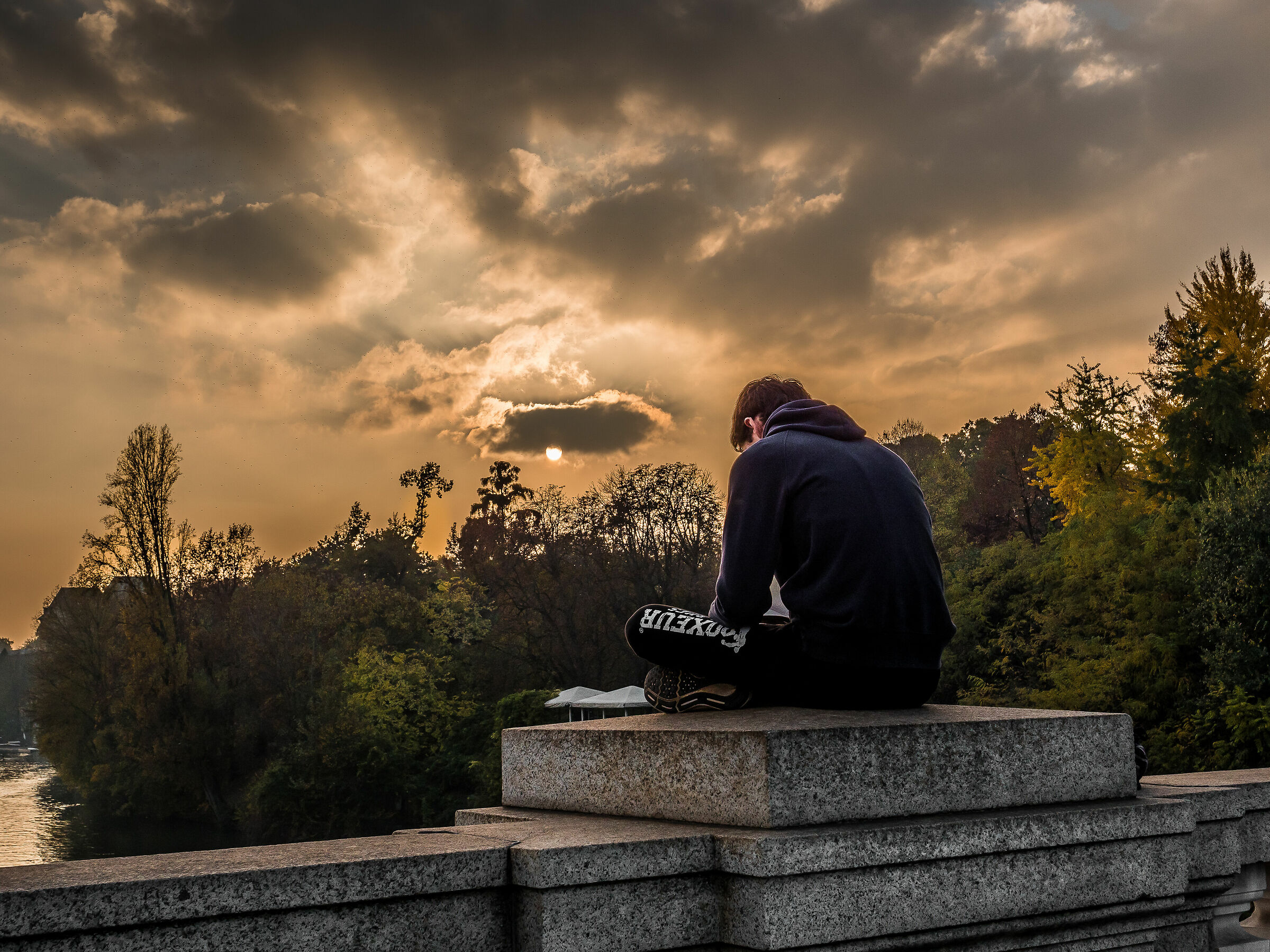 letture al tramonto.....