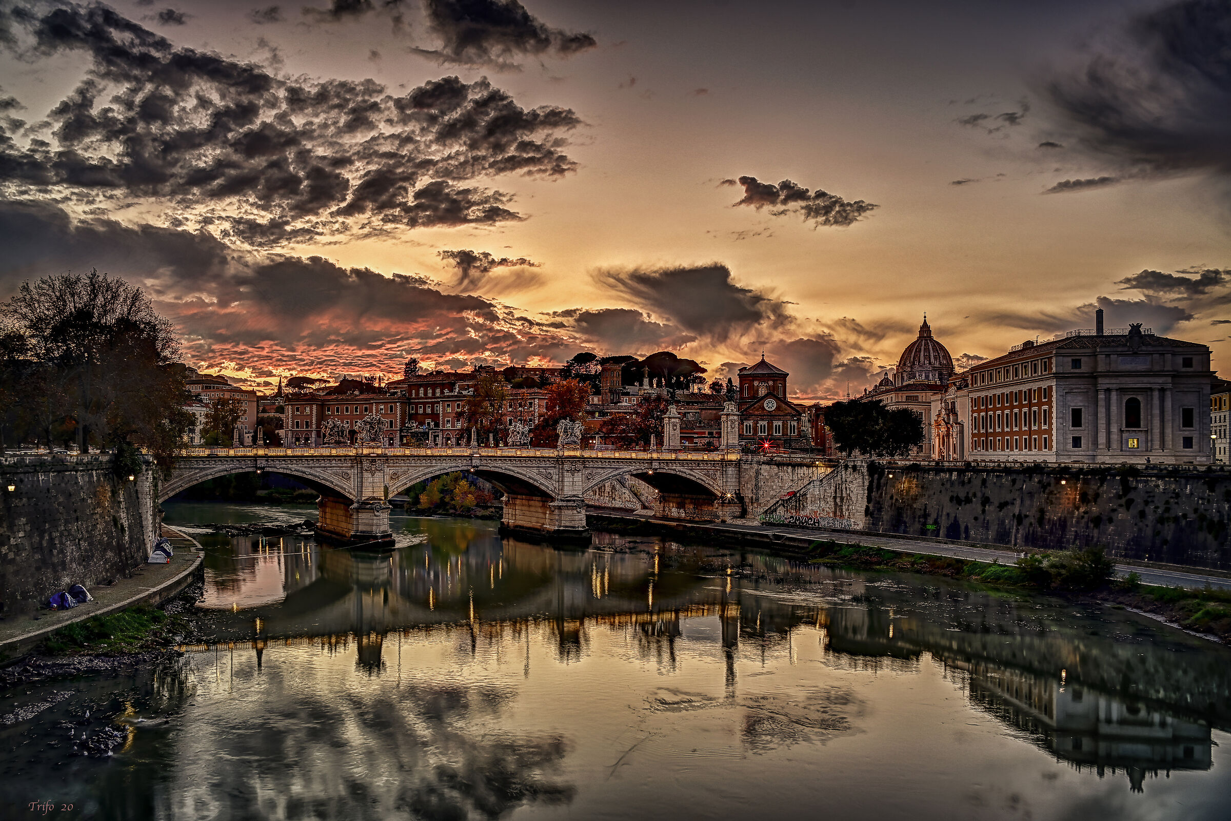 Tramonto  romano ....