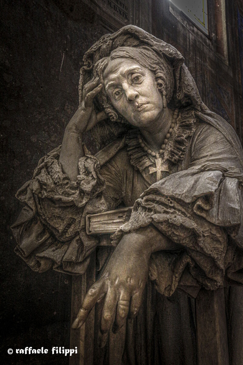 Stone Portrait by Giovanna Bertie Mathew