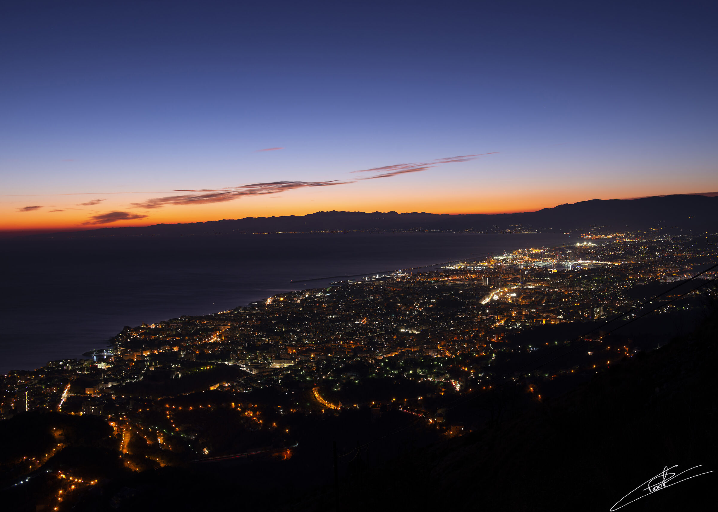 The Superba at dusk