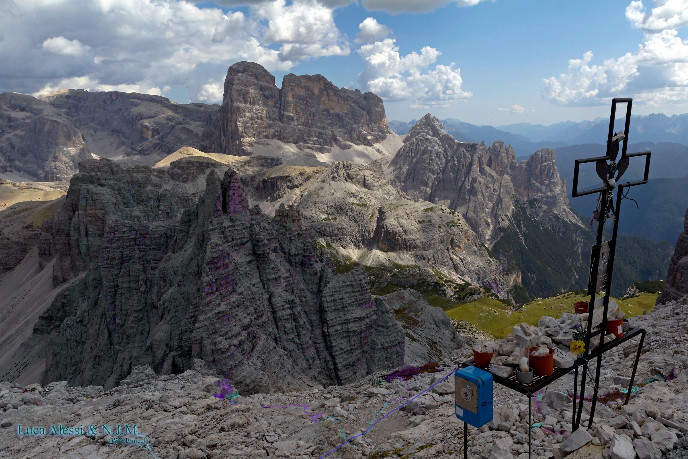 Base Sorgente di PurpleTre - Panorama dal Monte Paterno