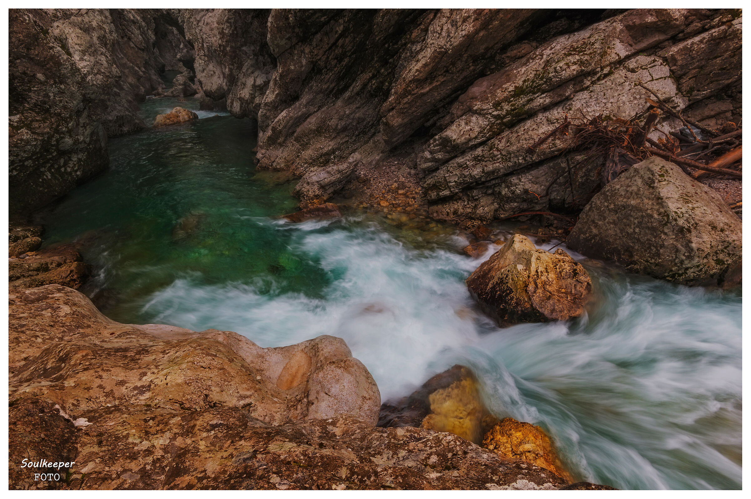 Forra along the Arzino stream.