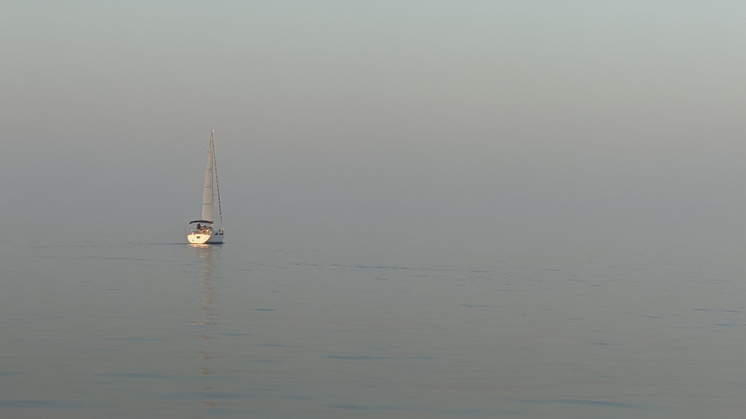 Sailing between sky and sea
