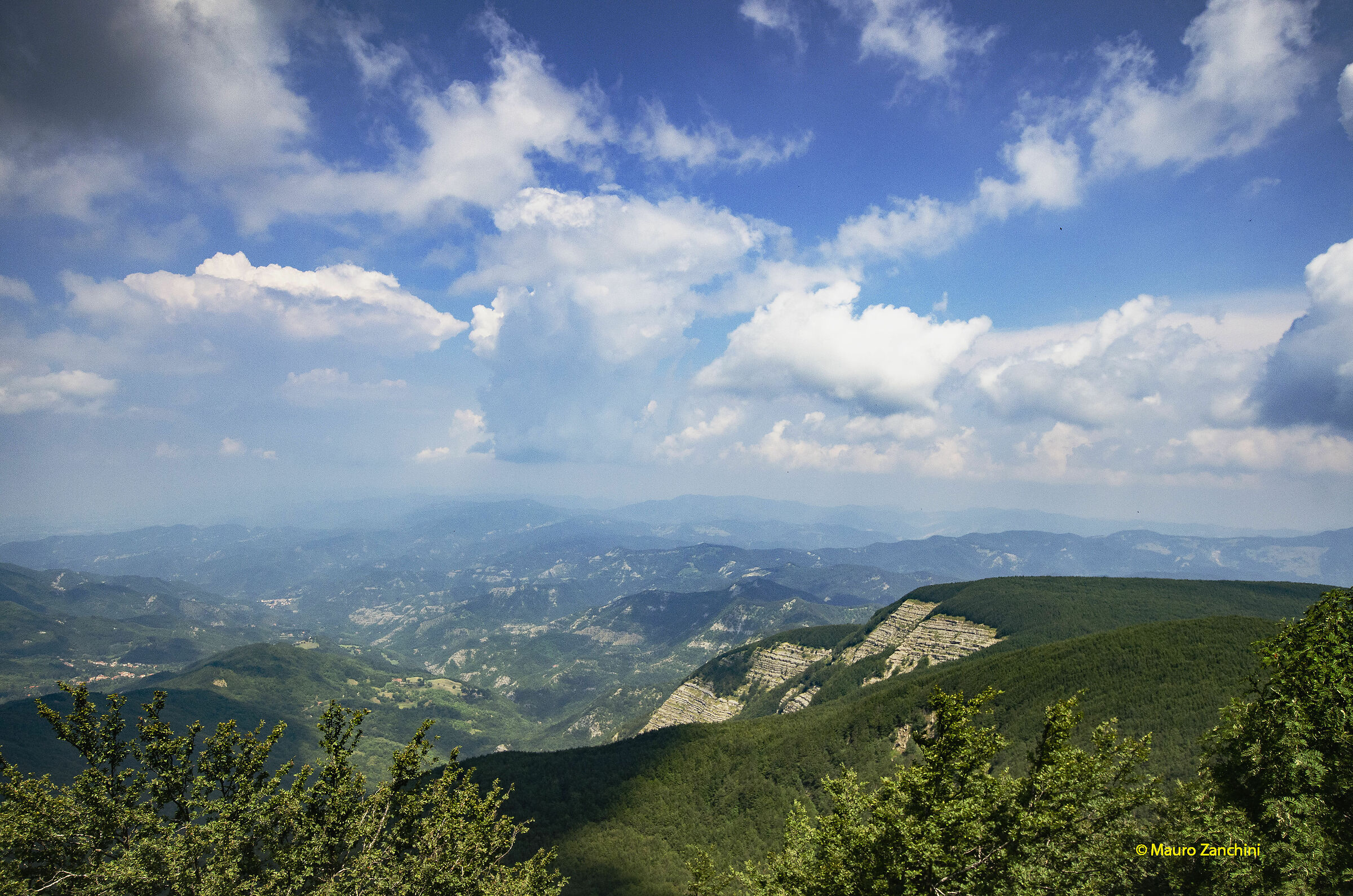 Tuscan Apennines of Romagna View from Montefalco