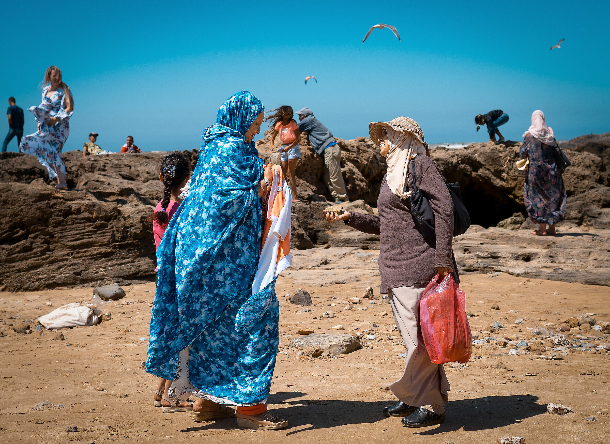 Chatting in the wind