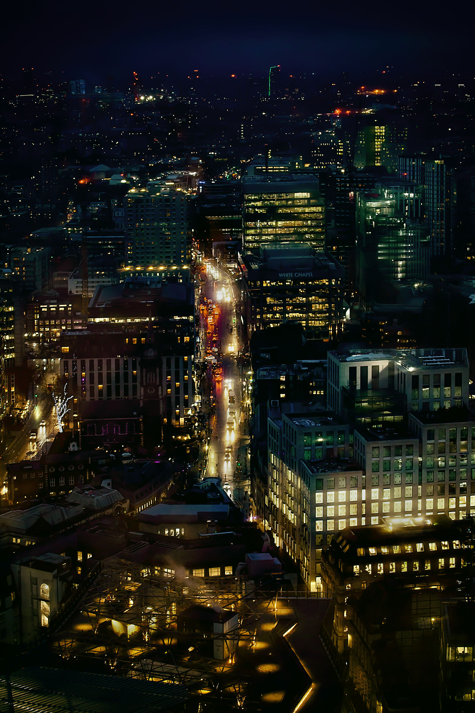 Scorcio di Londra dal giardino nel cielo