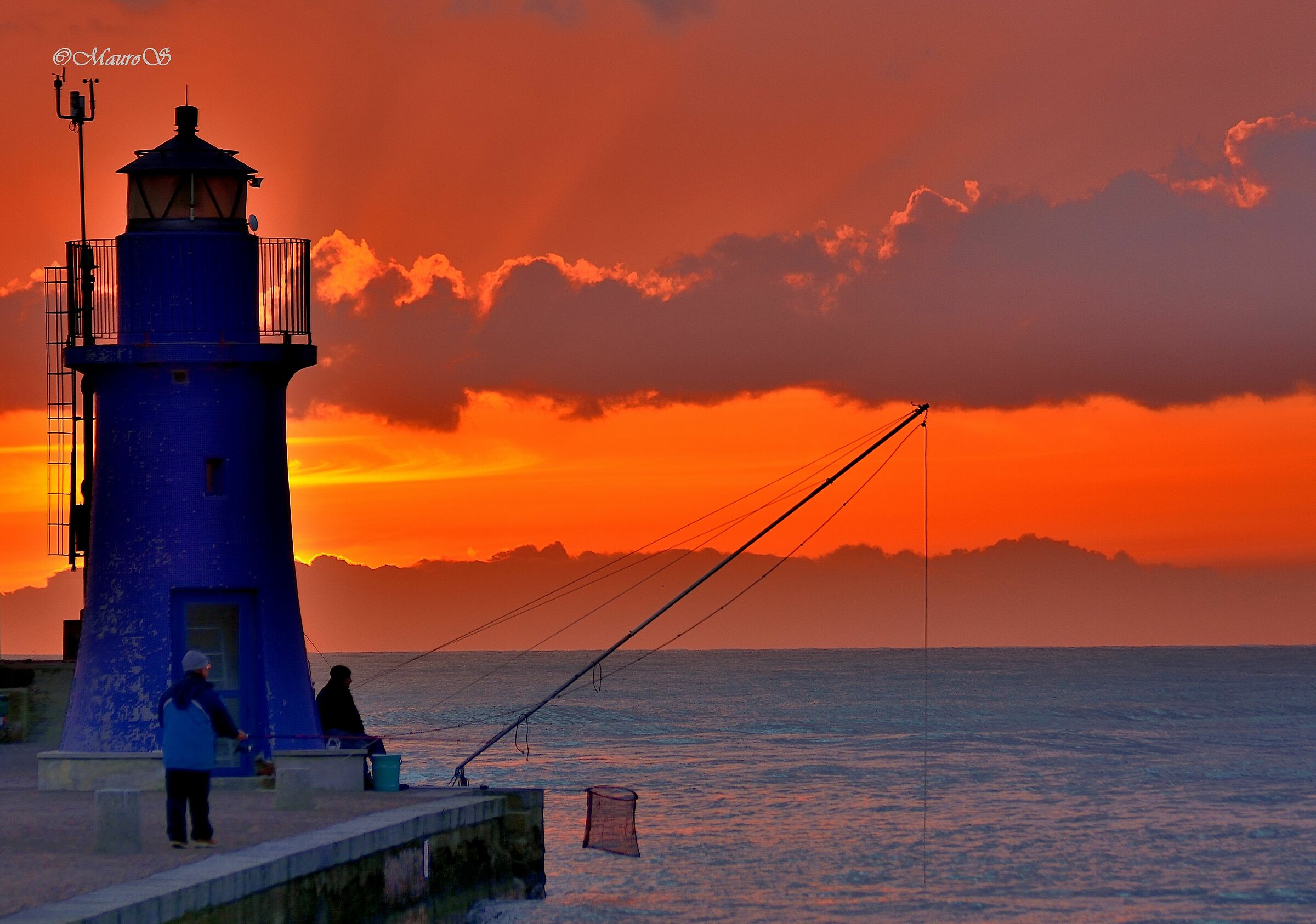Sunset fishing