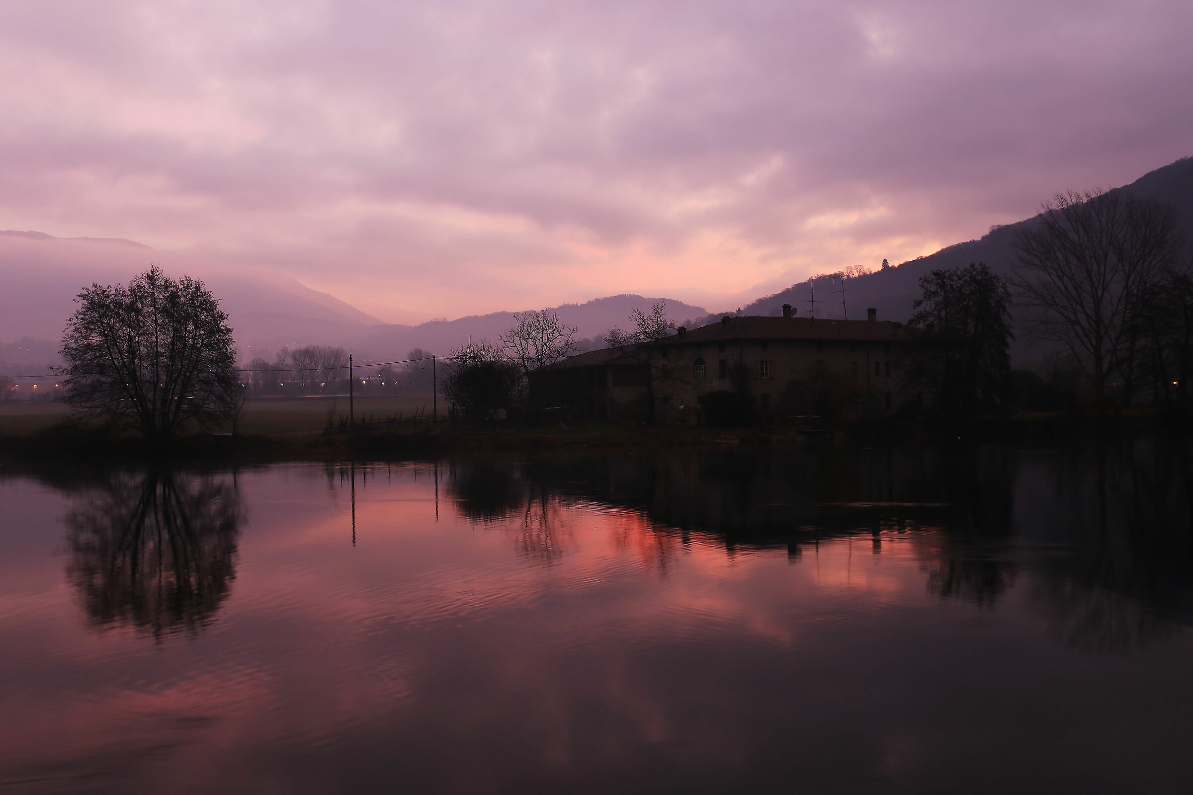 SUNRISE AT BRIVIO AT 7:00 AM