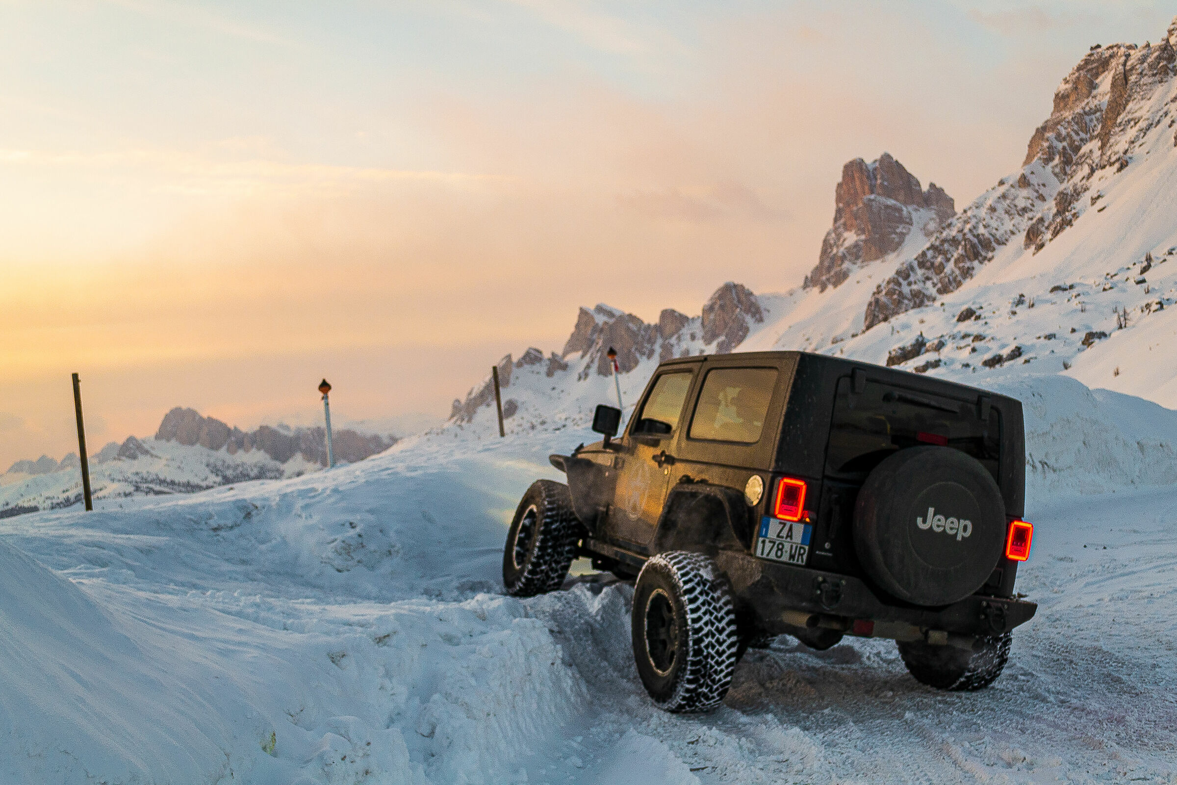 Passo Giau con Jeep Wrangler