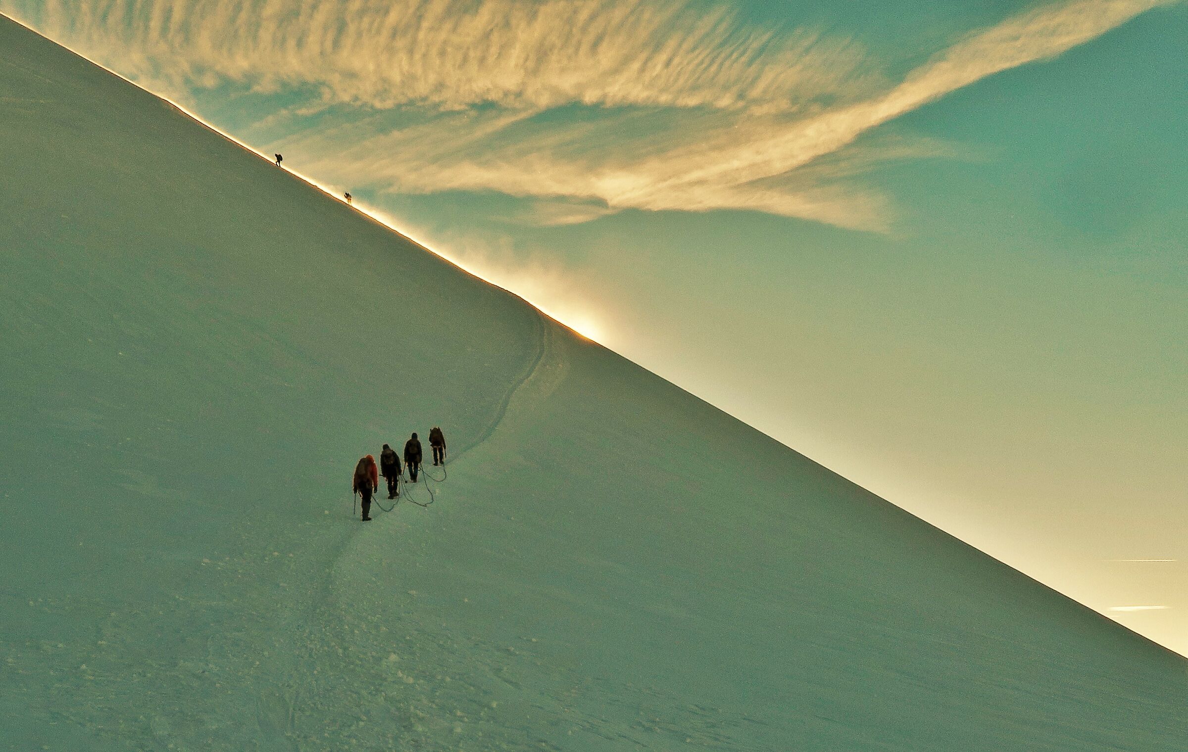 salita al m. Castore