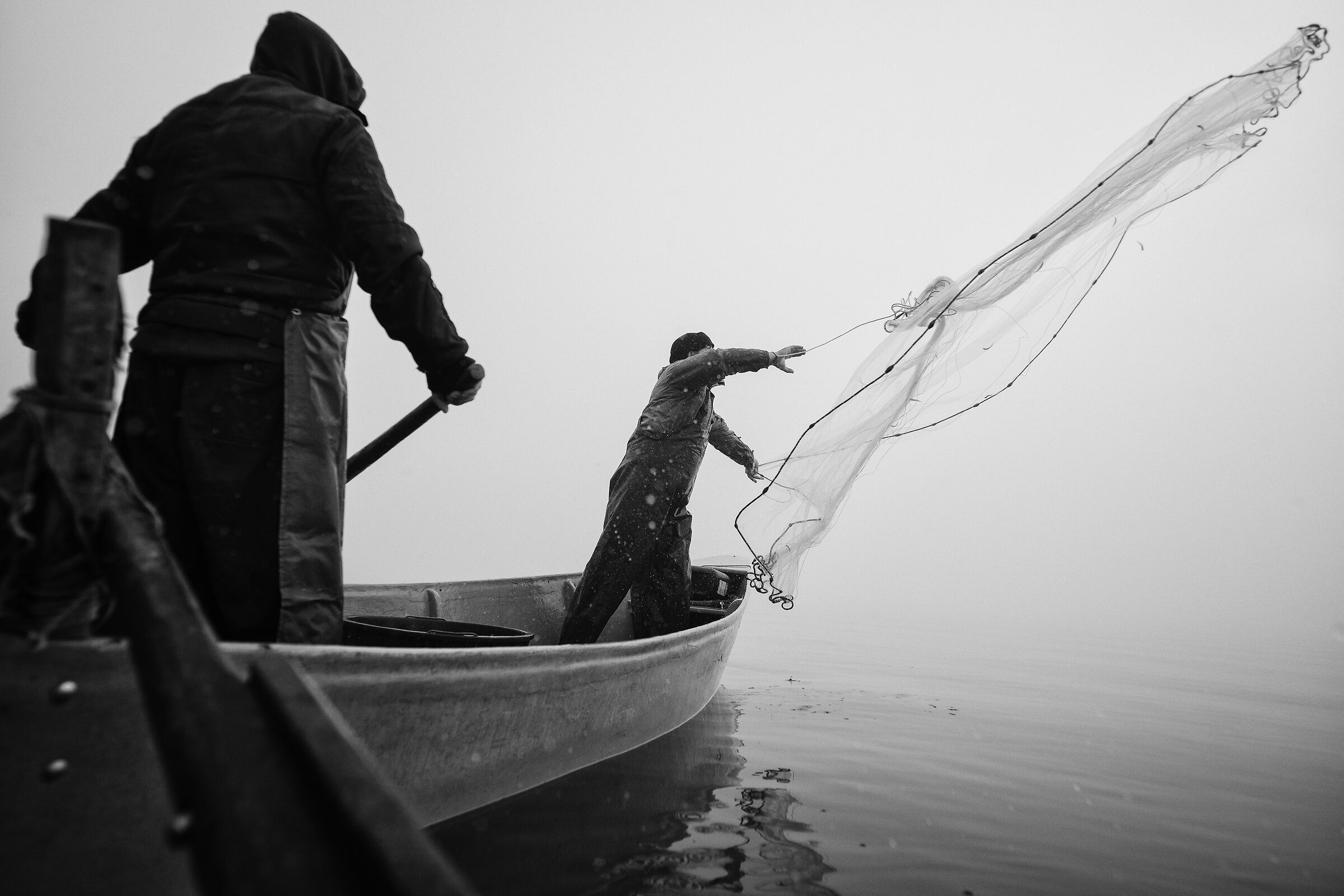 " Vola alta la speranza del pescatore "