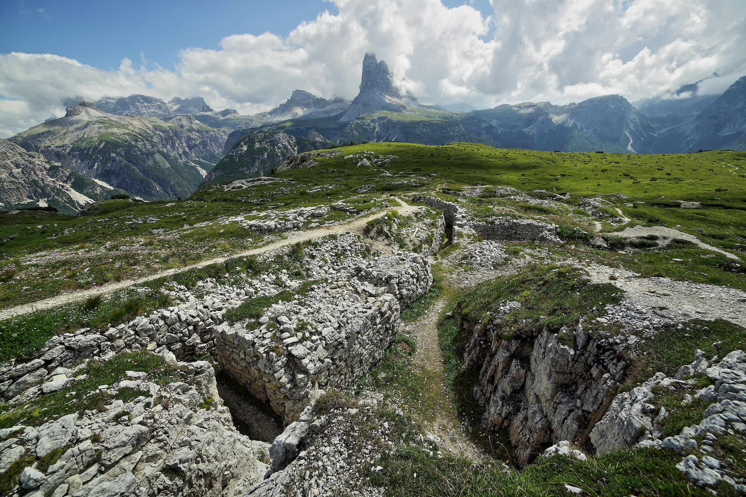 The wounds of the iferte man in Mount Piana