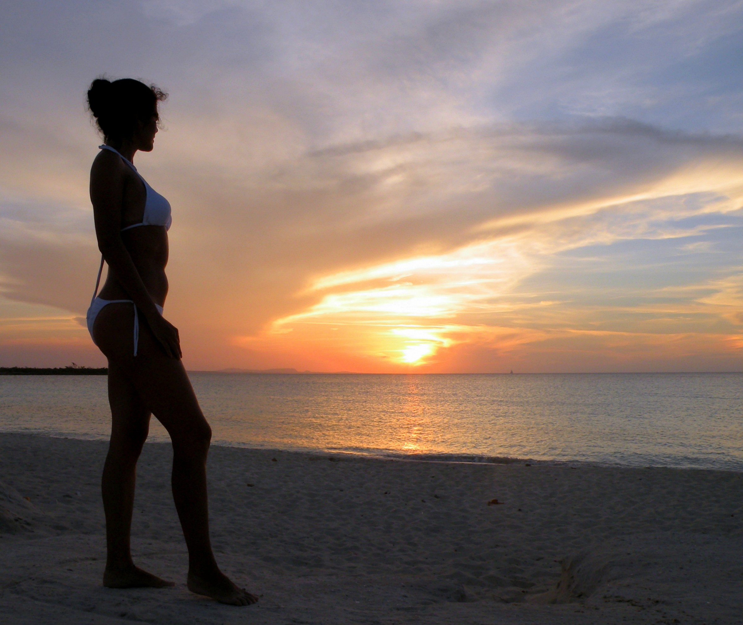 Silhouette at sunset