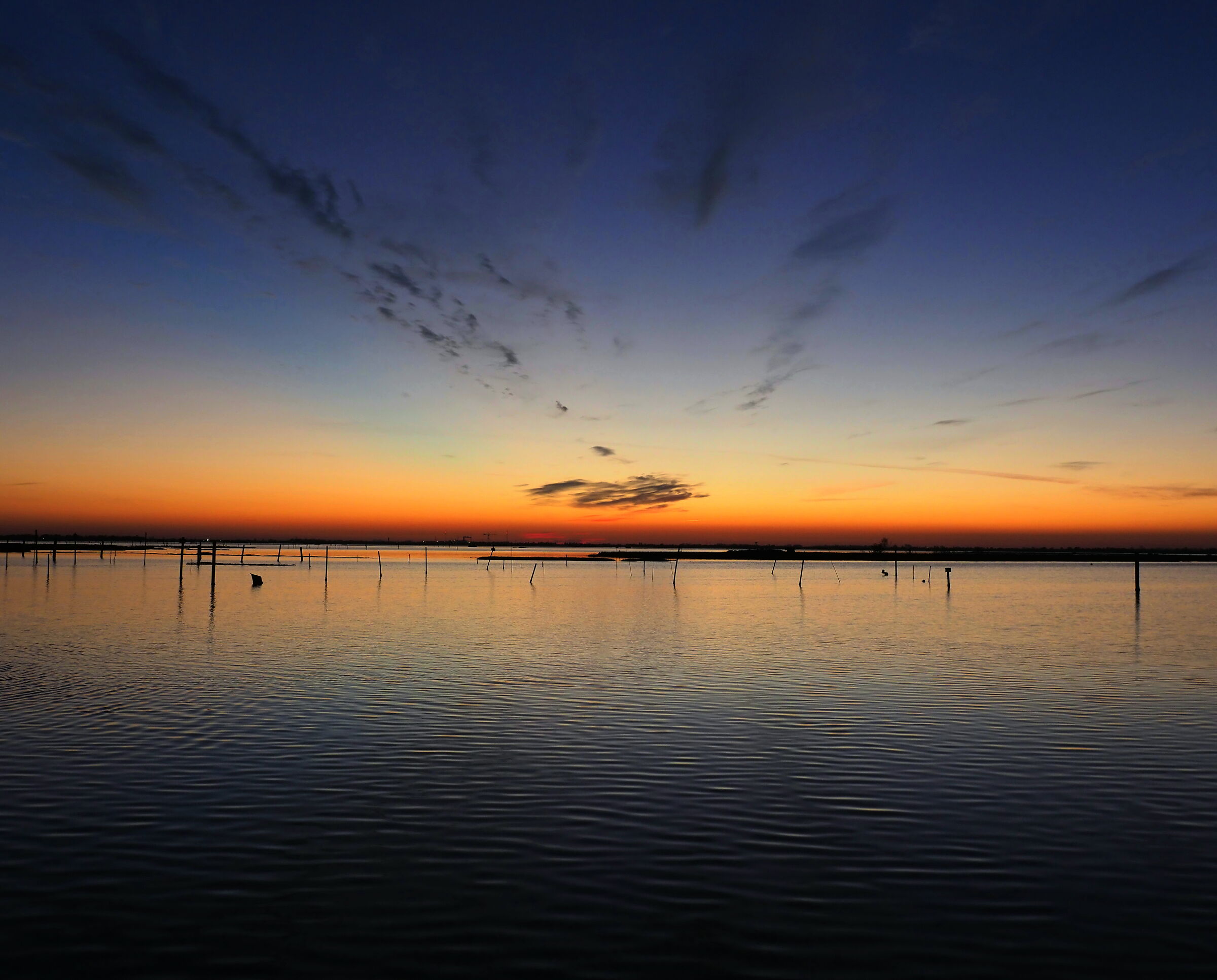 tramonto del Polesine