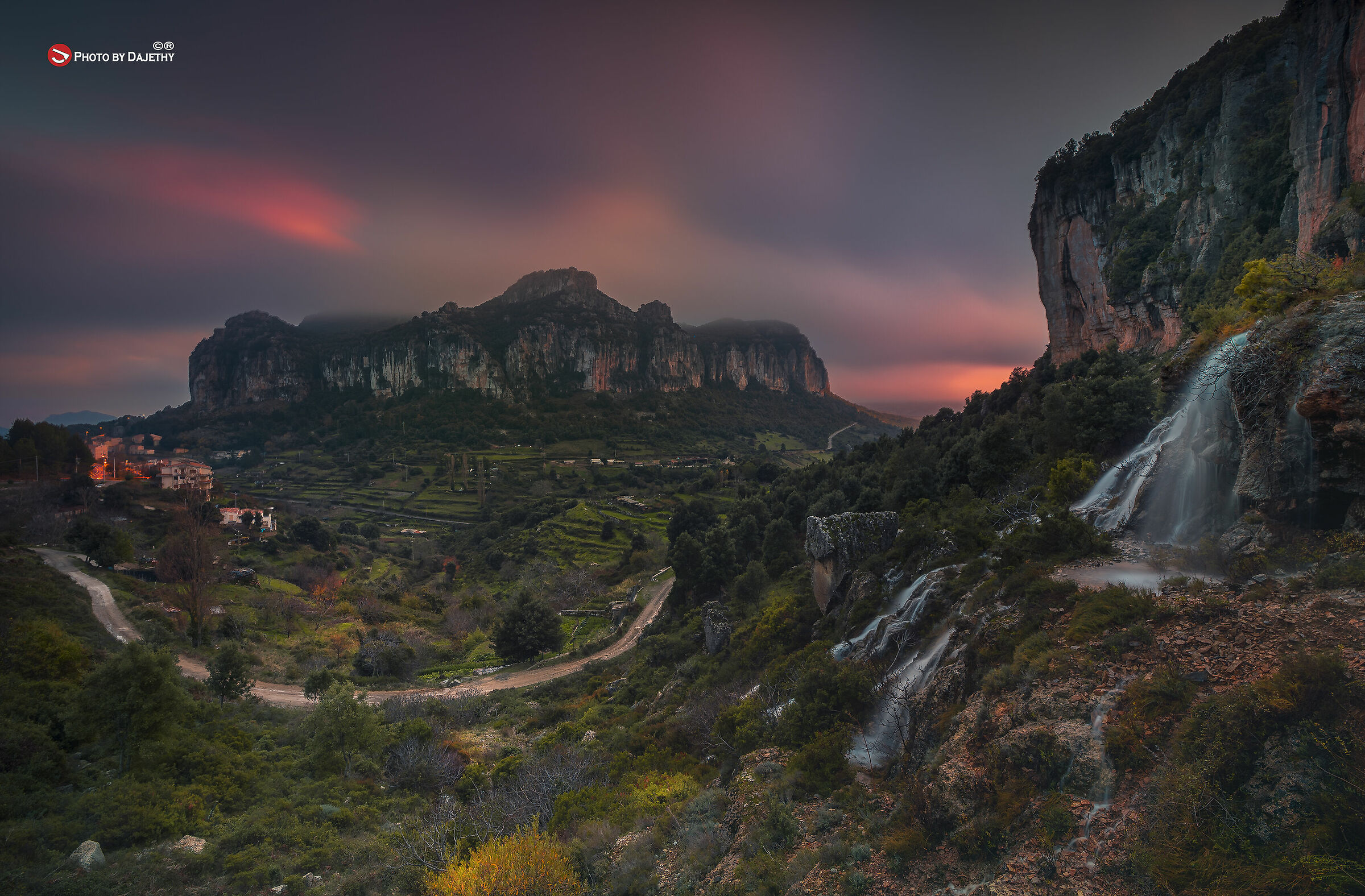 Ulassai Cascate località Su Marmuri Sardegna