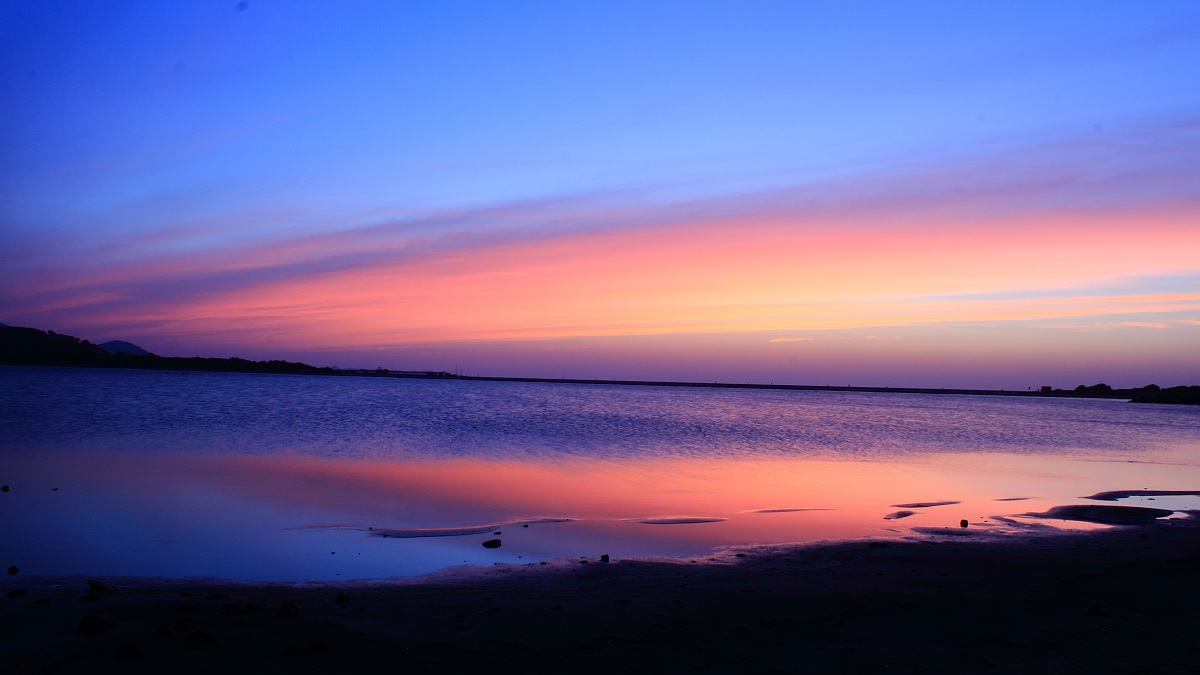 Alba sullo stagno di Notteri,Villasimius parte II