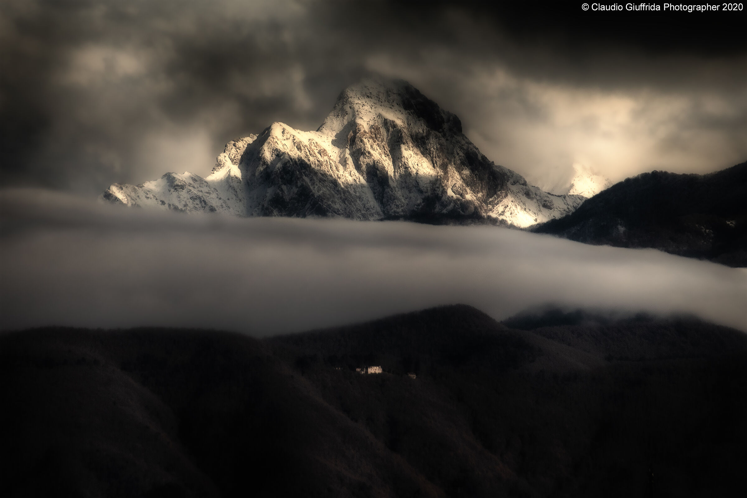 At the foot of the mountain